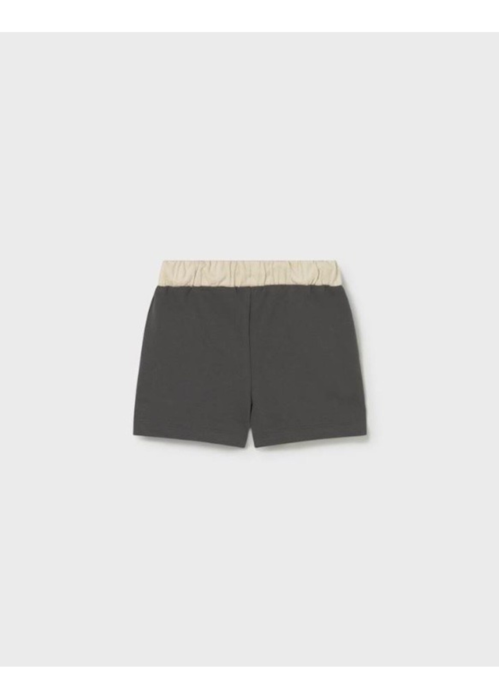Mayoral Mayoral, baby Boy French Terry Shorts  || Coal