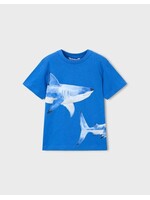 Mayoral Mayoral, Boy Shark Graphic T-shirt || Blue