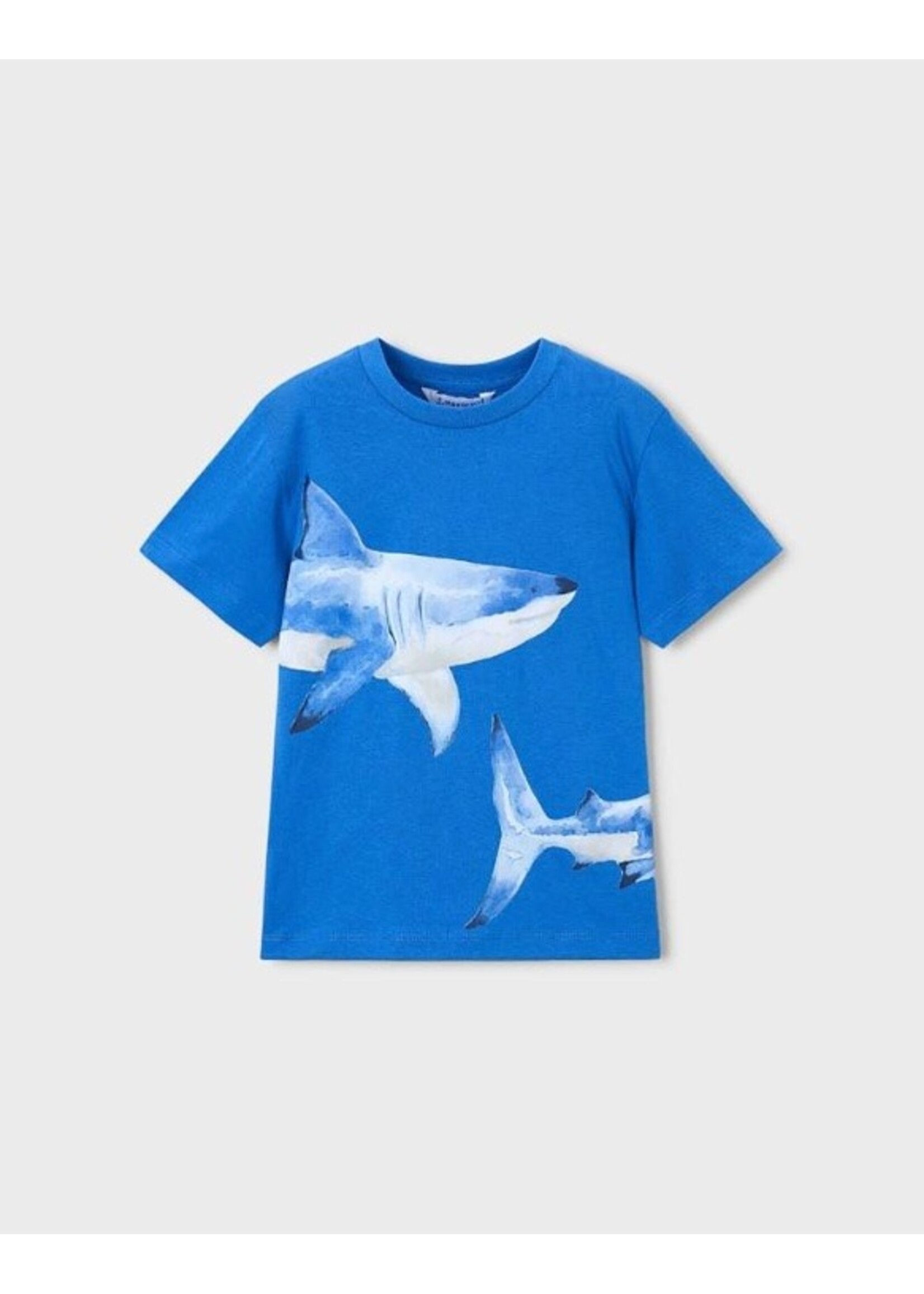 Mayoral Mayoral, Boy Shark Graphic T-shirt || Blue