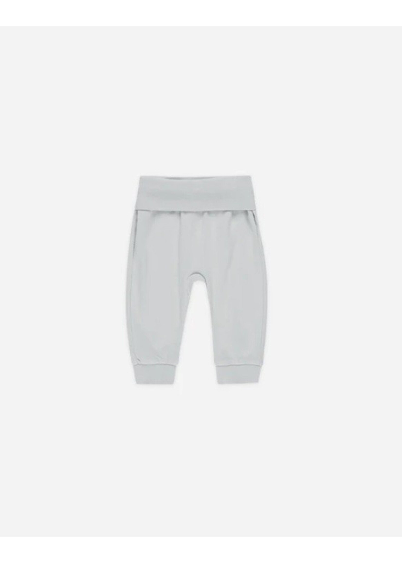 Quincy Mae Quincy Mae, Cotton Baby Pant || Sky
