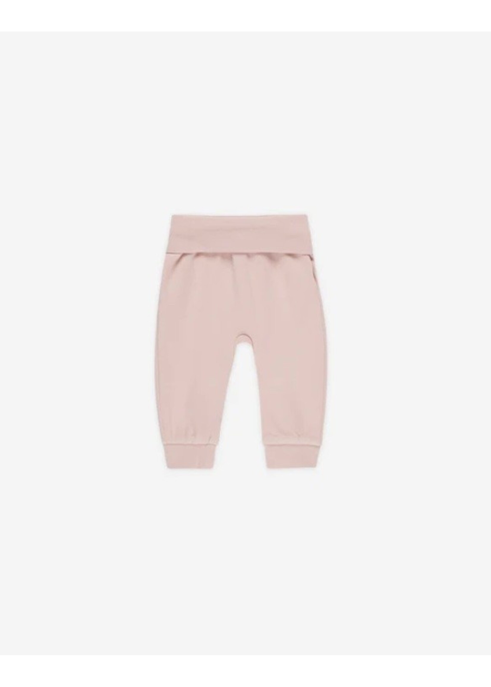 Quincy Mae Quincy Mae, Cotton Baby Pant || Blush