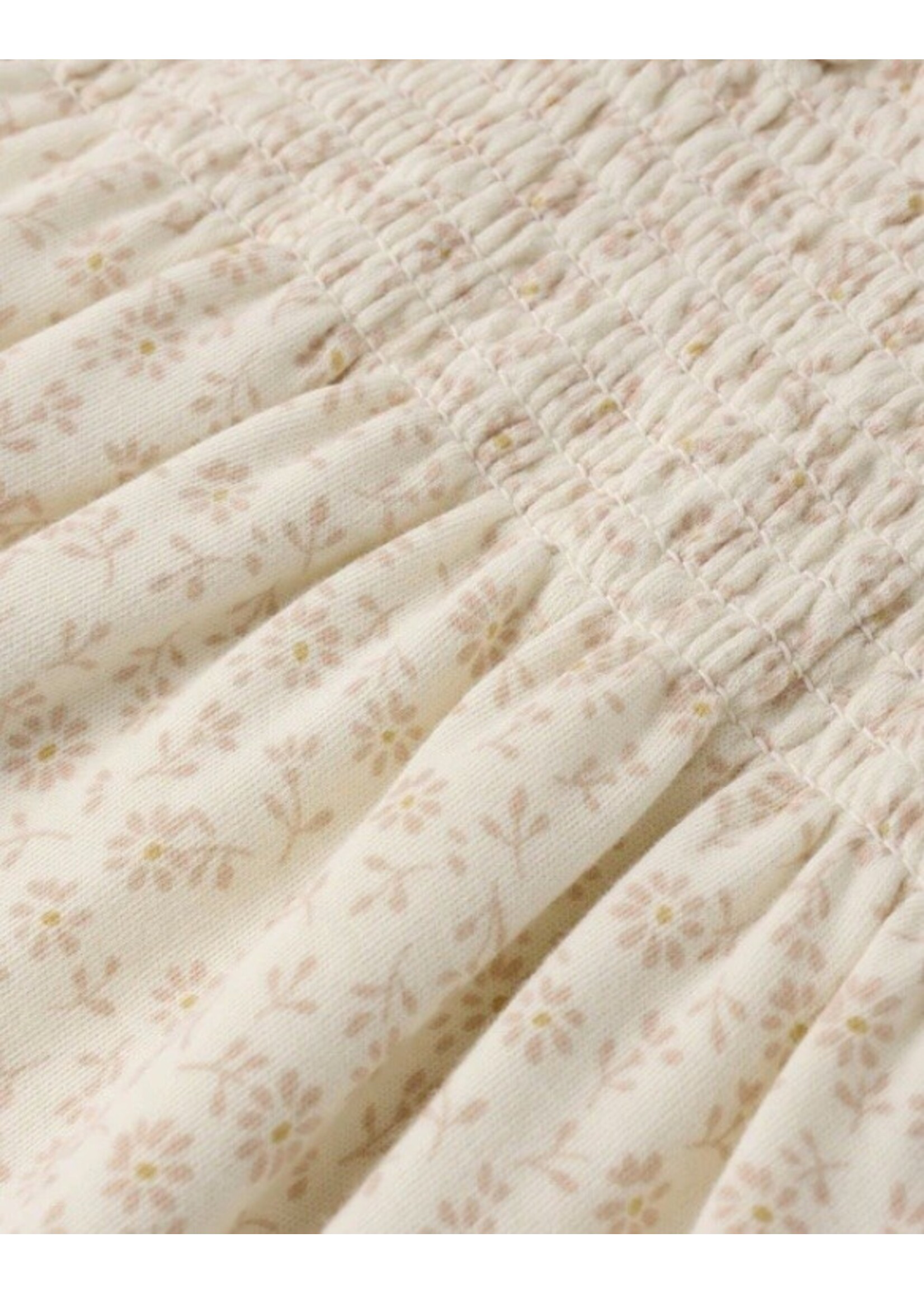 Quincy Mae Quincy Mae, Smocked Ruffle Sleeve Romper || Ditsy Floral