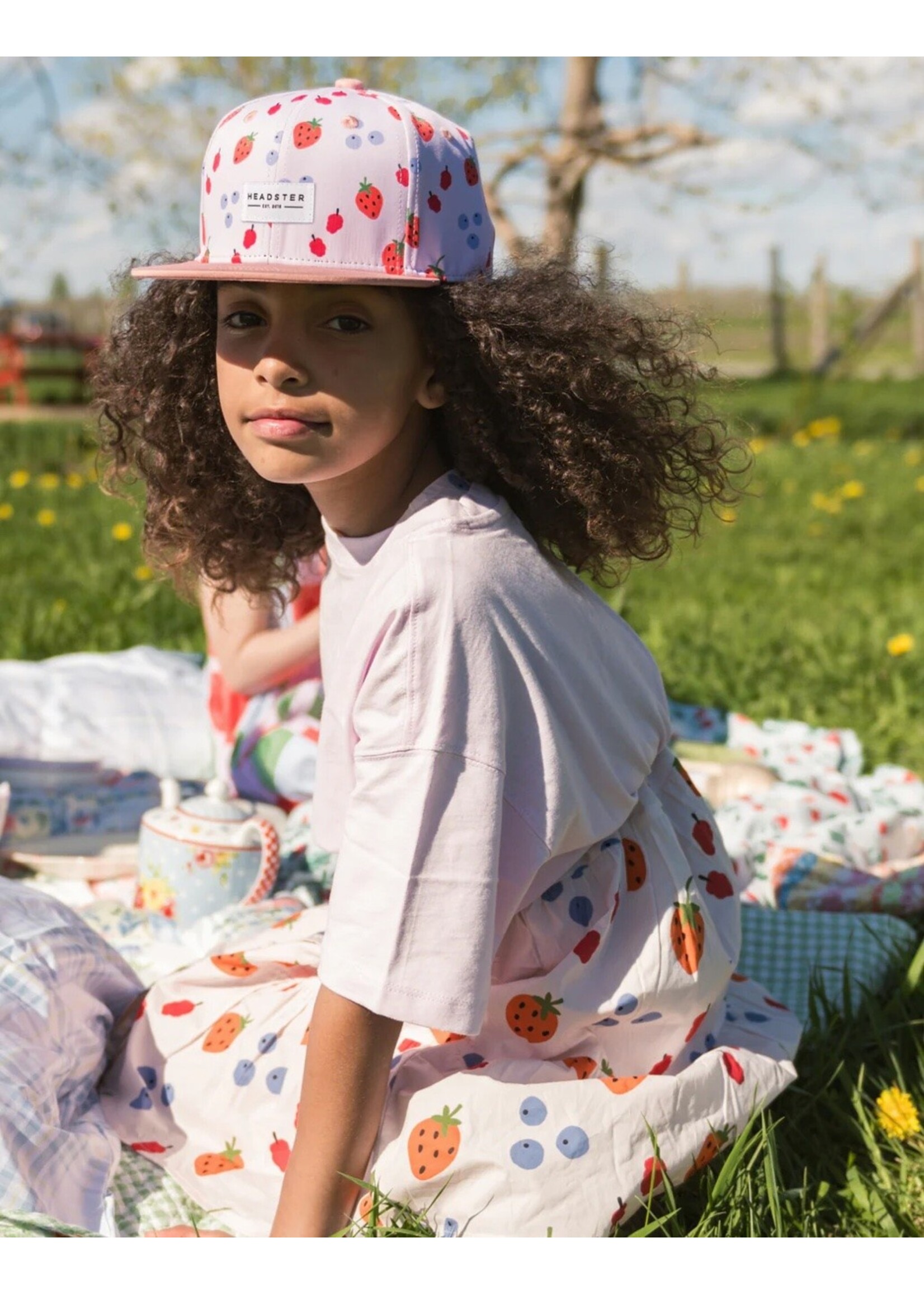 Headster Kids Headster Kids, Berry Bliss Snapback Cap || Pink Marshmallow