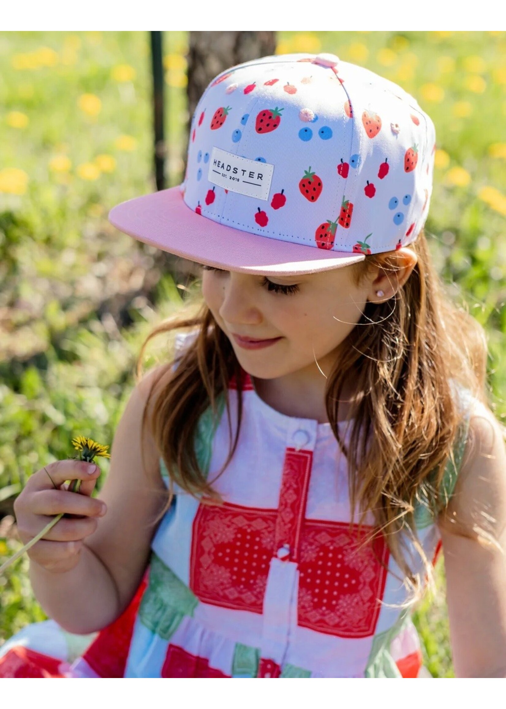 Headster Kids Headster Kids, Berry Bliss Snapback Cap || Pink Marshmallow