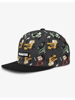 Headster Kids Headster Kids, Under Construction Snapback Cap || Charcoal