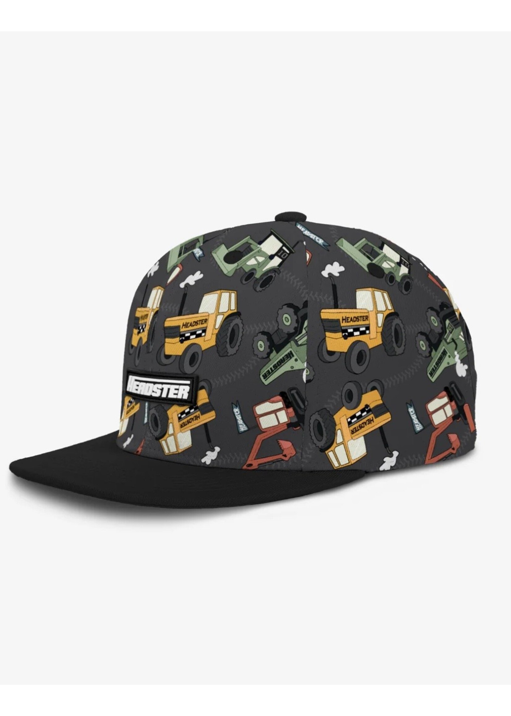 Headster Kids Headster Kids, Under Construction Snapback Cap || Charcoal