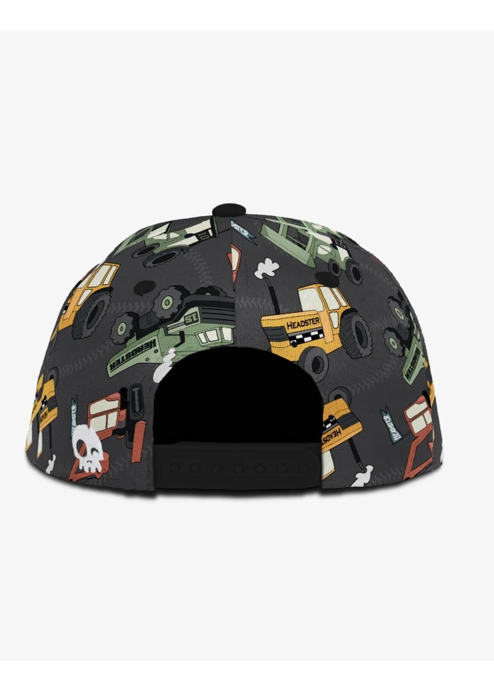 Headster Kids Headster Kids, Under Construction Snapback Cap || Charcoal