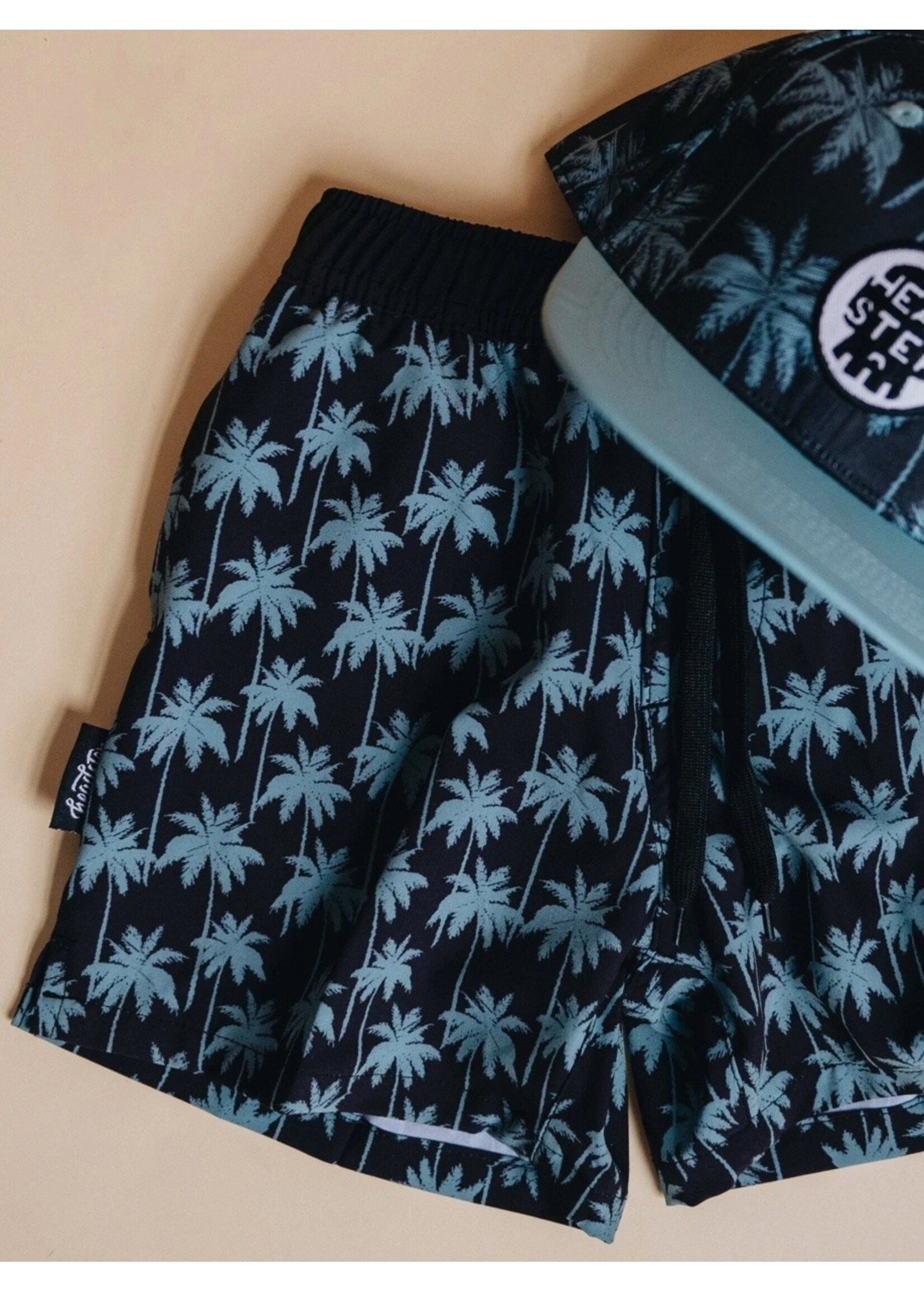 Headster Kids Headster Kids, Midnight Palms Snapback || Black