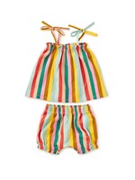 Tea Collection Tea Collection, Tie Shoulder Baby Set || San Sebastian Stripe