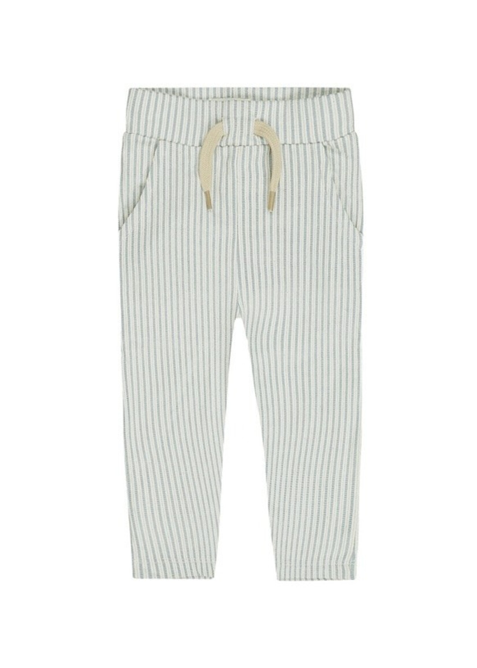 Dirkje Dirkje, Boys' Seersucker Joggers || Blue / White