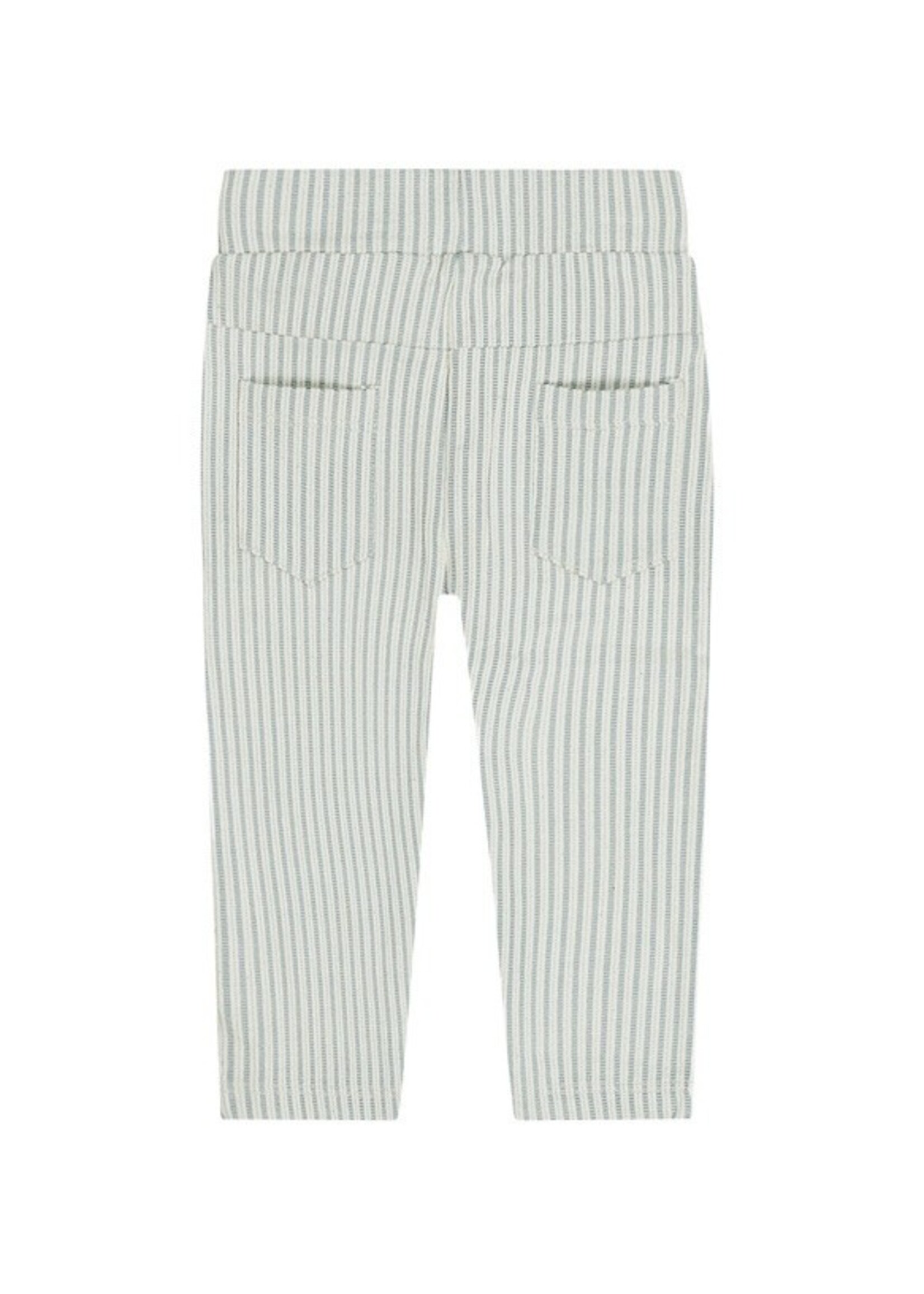 Dirkje Dirkje, Boys' Seersucker Joggers || Blue / White