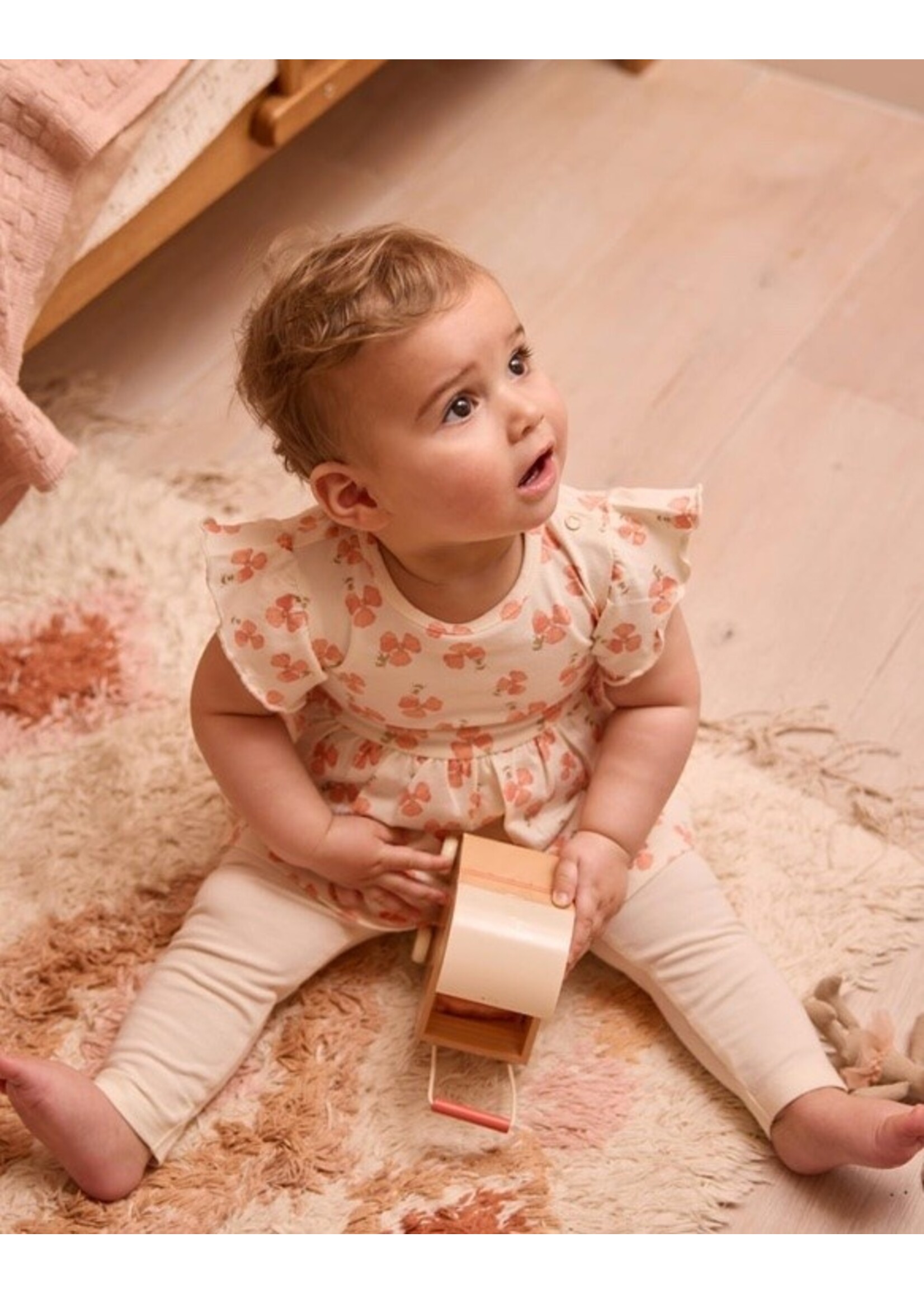 Dirkje Dirkje, Baby Dress || Off-White Flower