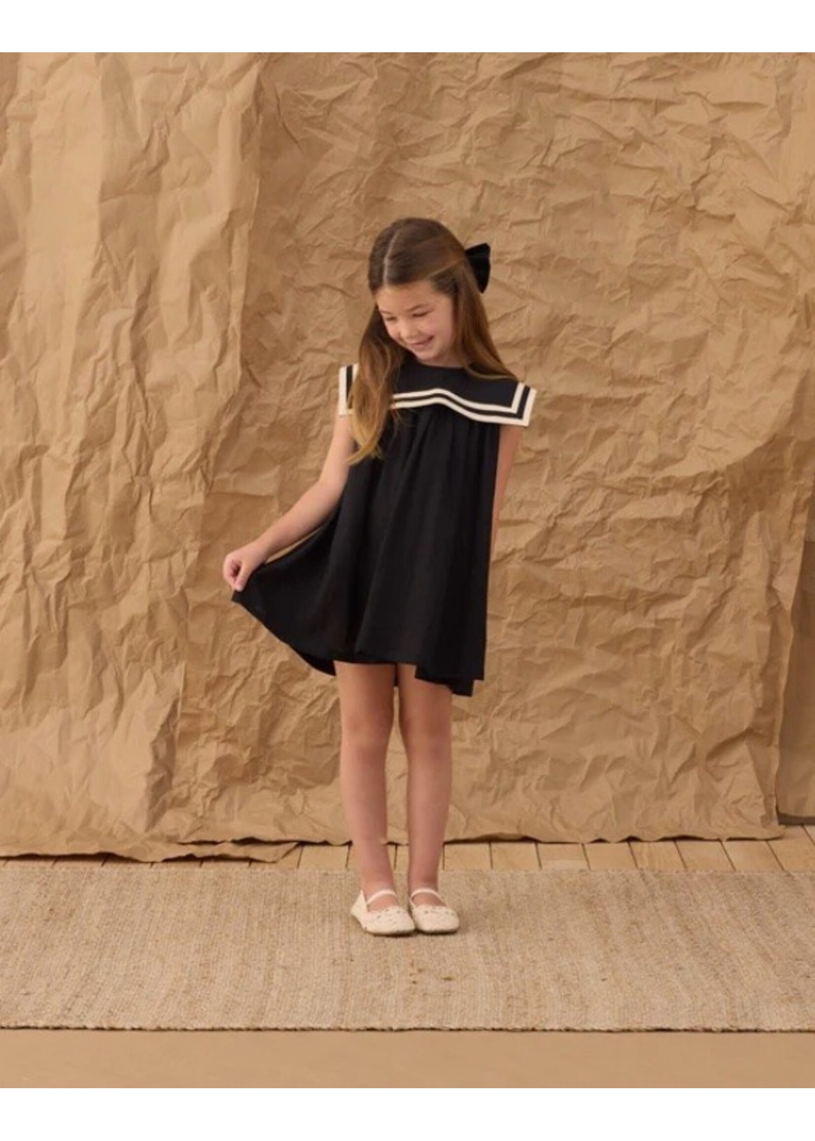 Rylee + Cru Rylee + Cru Kid, Sailor Dress || Black