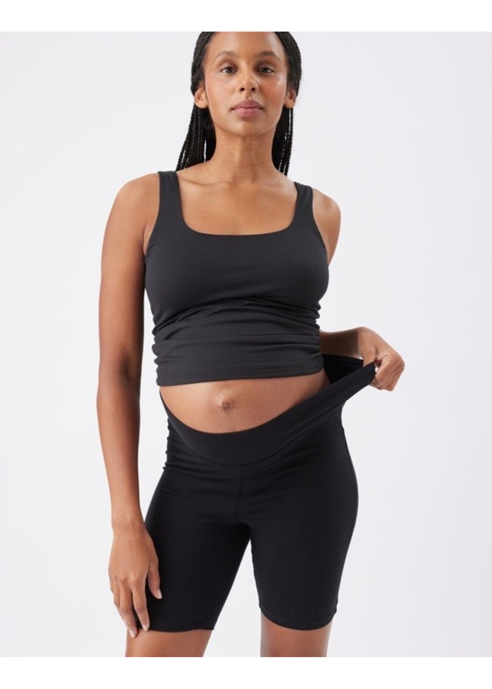 Ripe Maternity Ripe Maternity, Organic Cotton Bike Short || Black