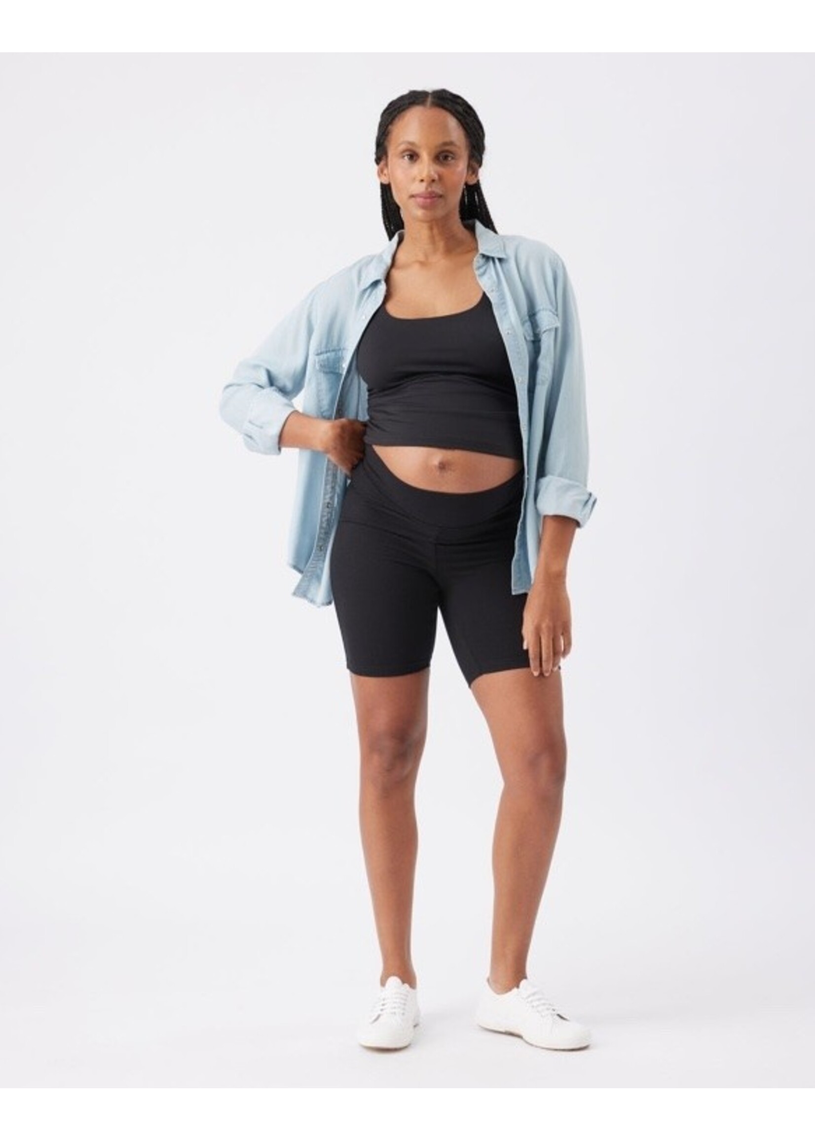 Ripe Maternity Ripe Maternity, Organic Cotton Bike Short || Black