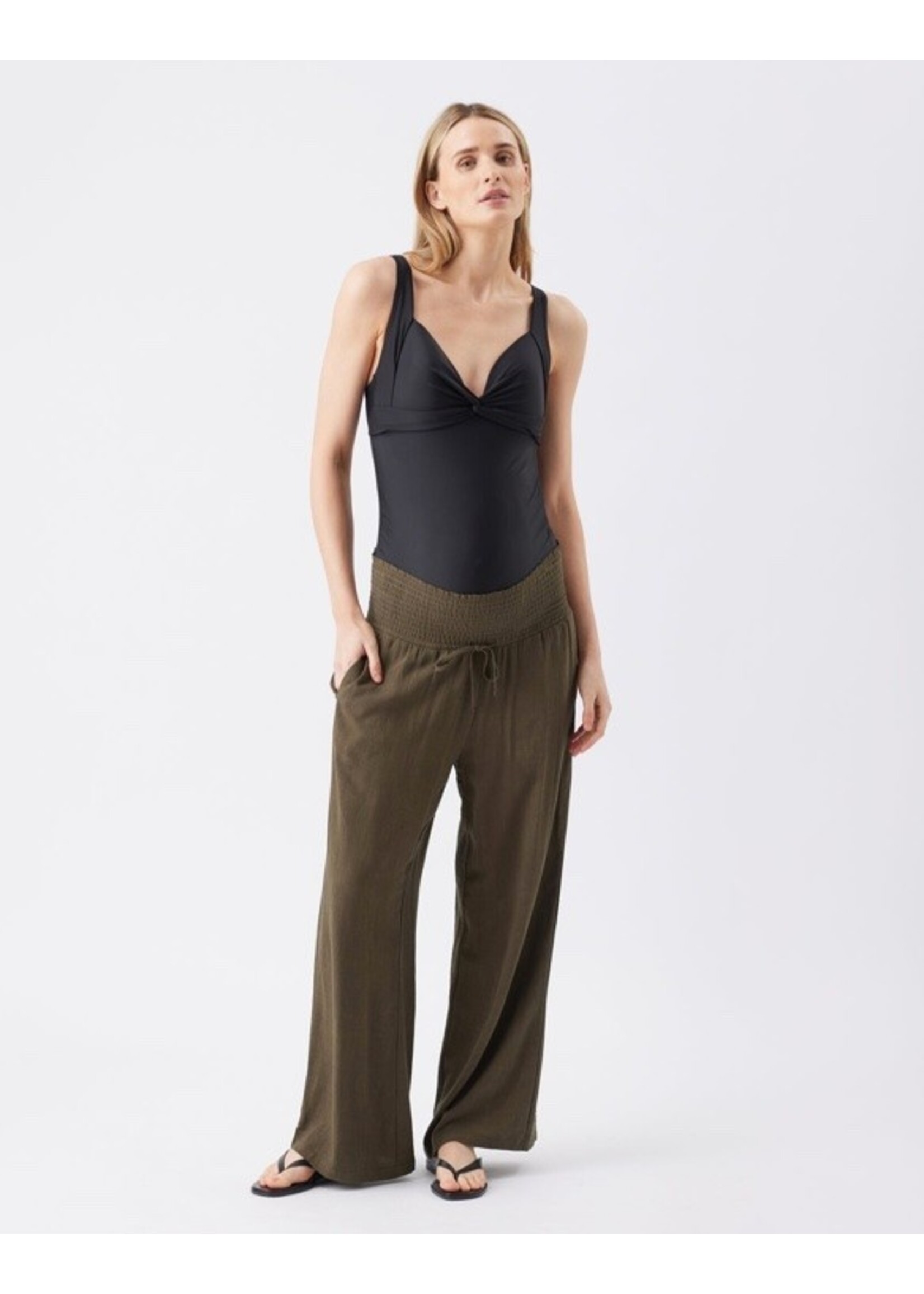 Ripe Maternity Ripe Maternity,  Calipso One Piece || Black
