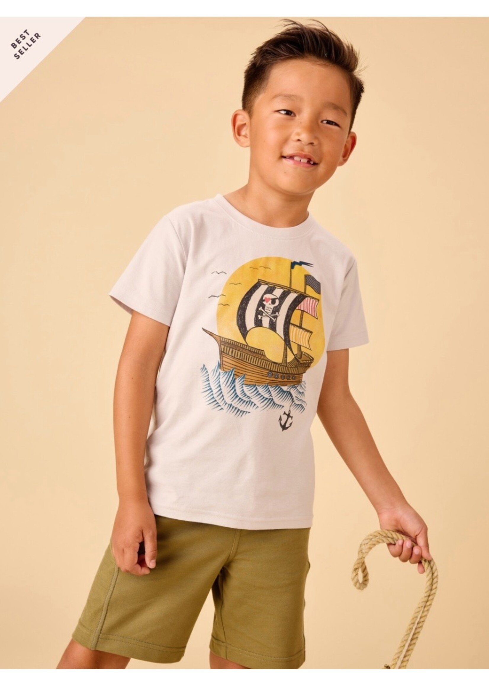 Tea Collection Tea Collection, Pirate's Voyage Graphic Tee || Vapor