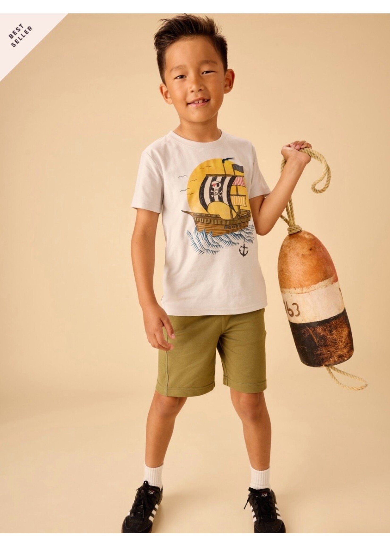Tea Collection Tea Collection, Pirate's Voyage Graphic Tee || Vapor