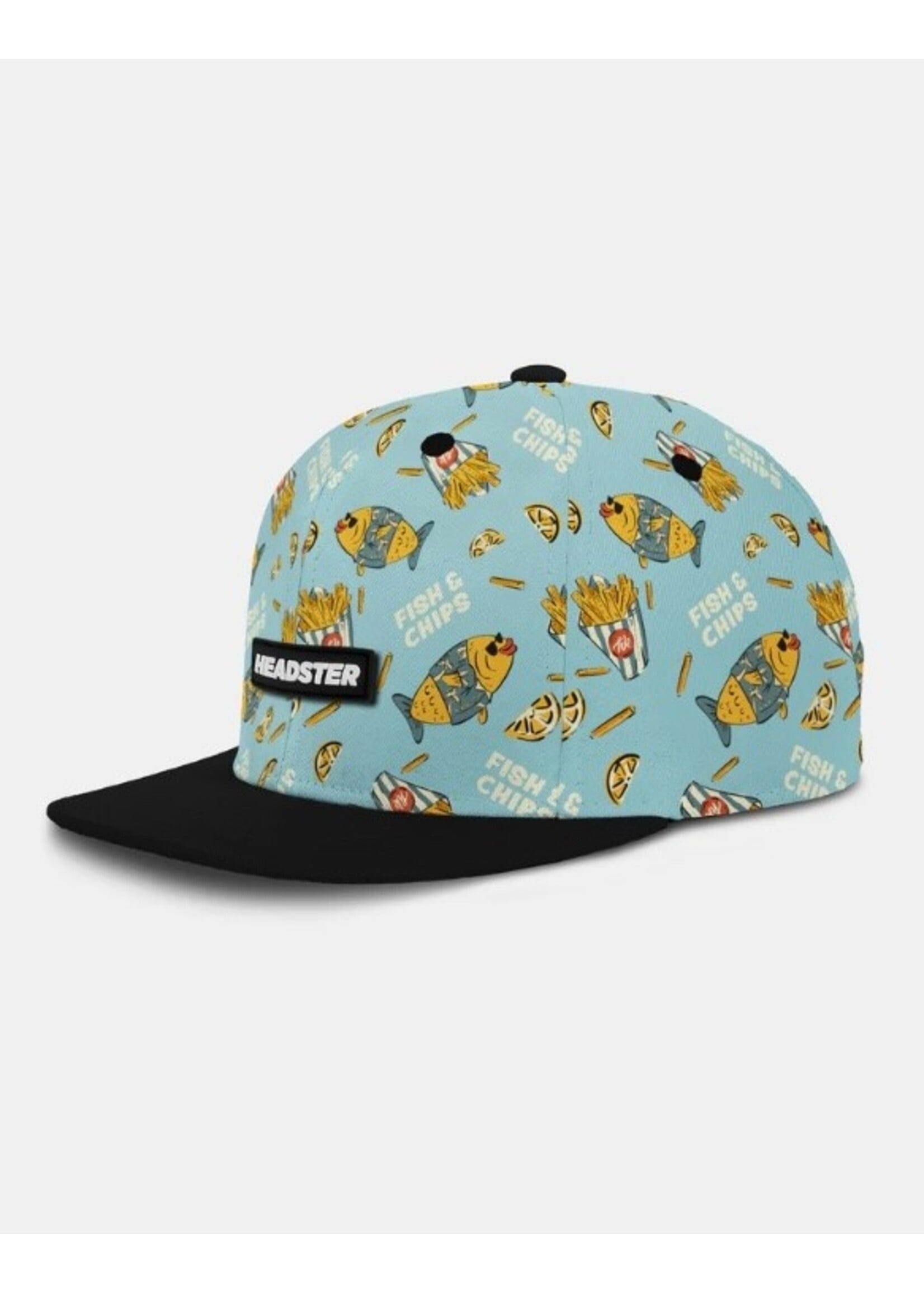 Headster Kids Headster Kids, Fish & Chips Snapback Cap || Clearwater