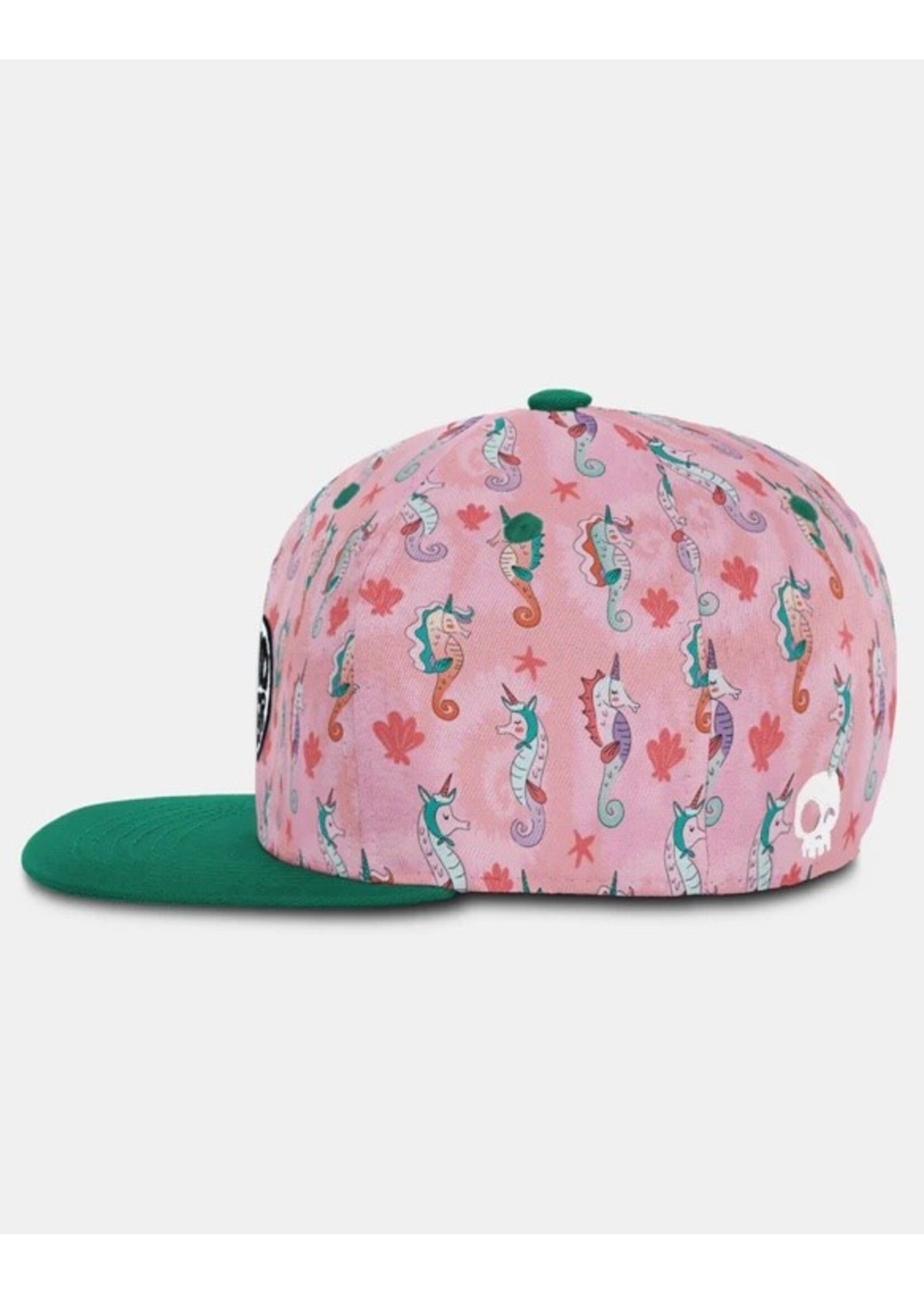 Headster Kids Headster Kids, Seahorse Dreams Snapback || Smart Pink