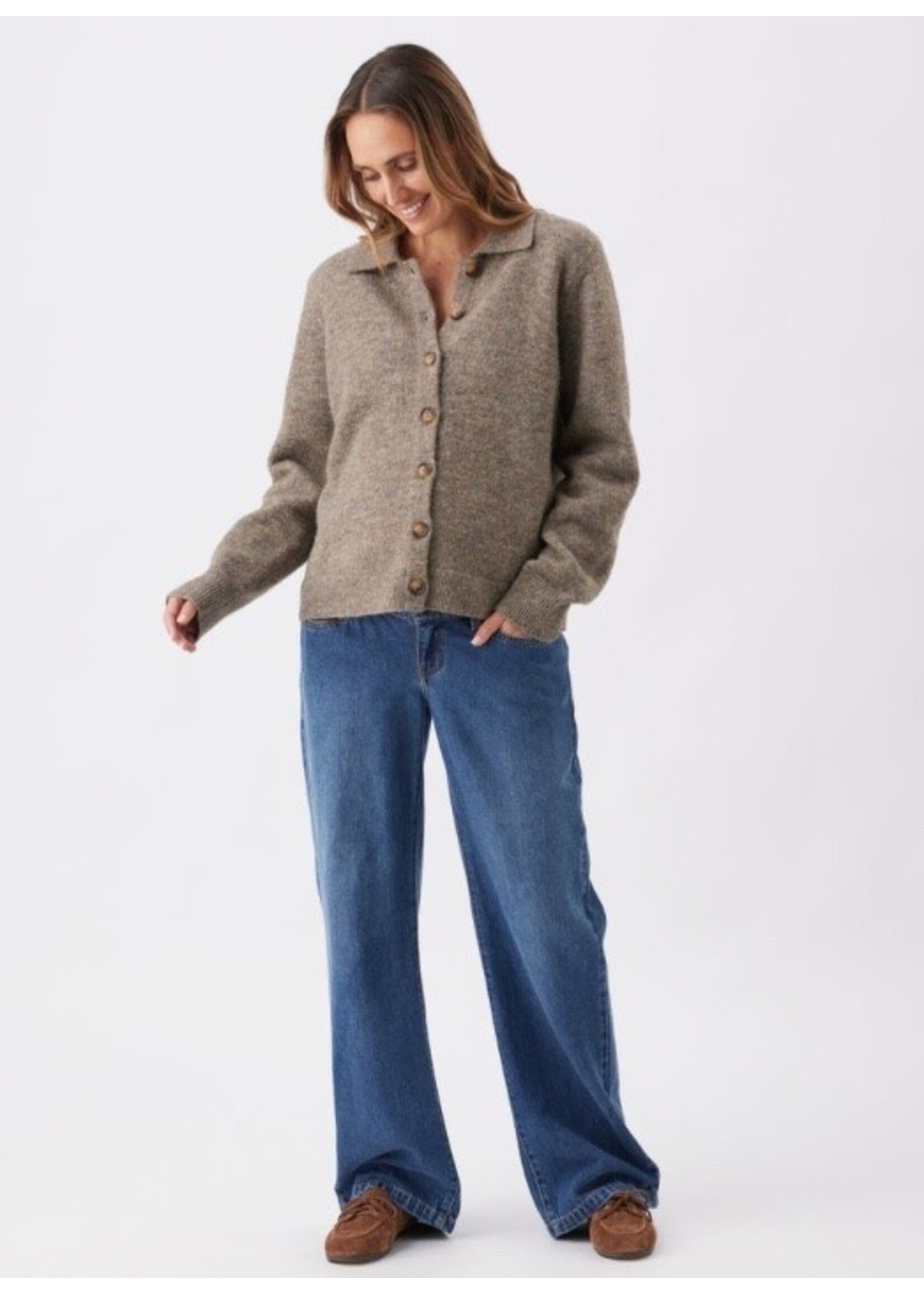 Ripe Maternity Ripe Maternity, Billie Wide Leg Elastic Waist Jean || Dark Wash