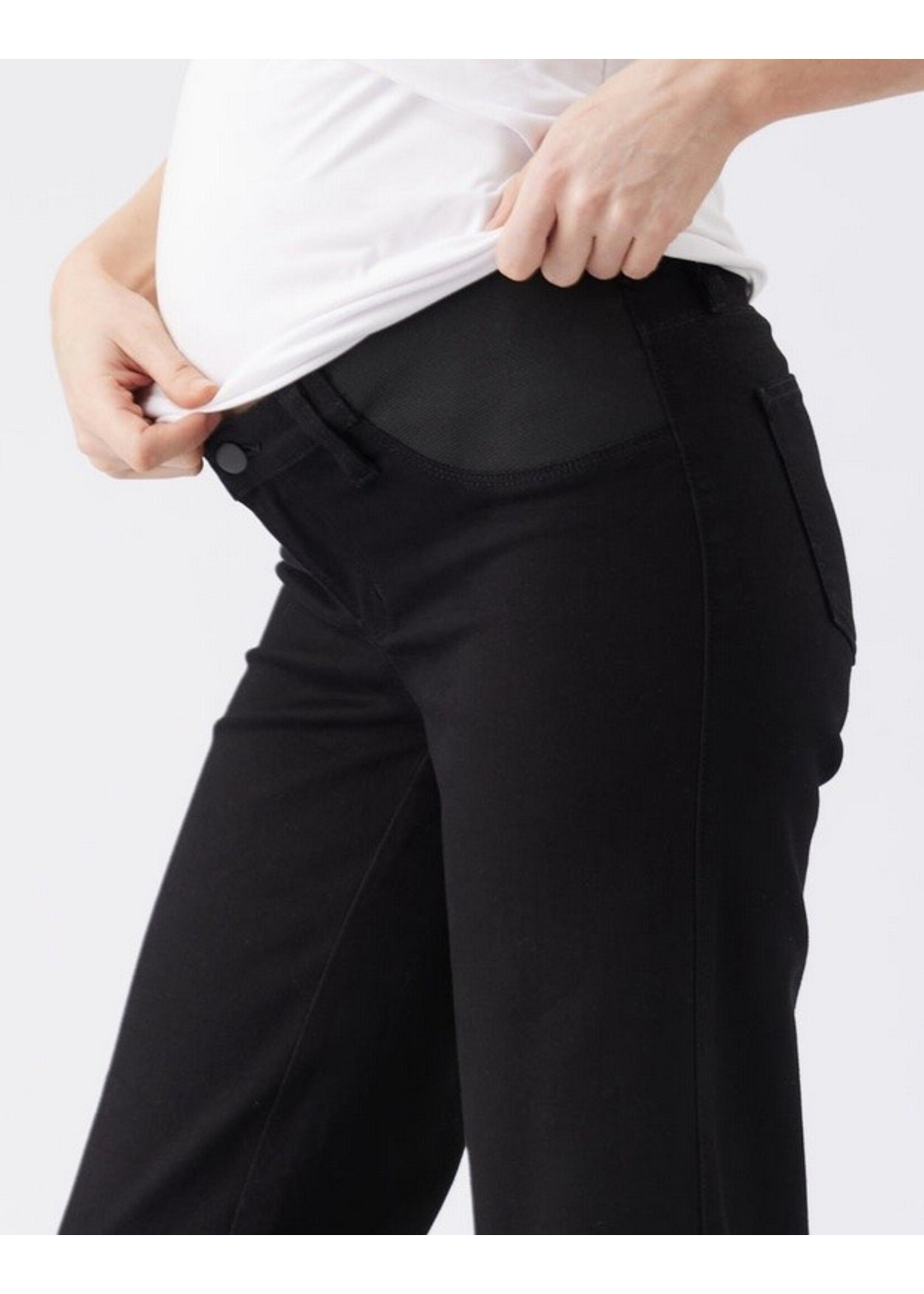 Ripe Maternity Ripe Maternity, Kyle Wide Leg Jean || Black