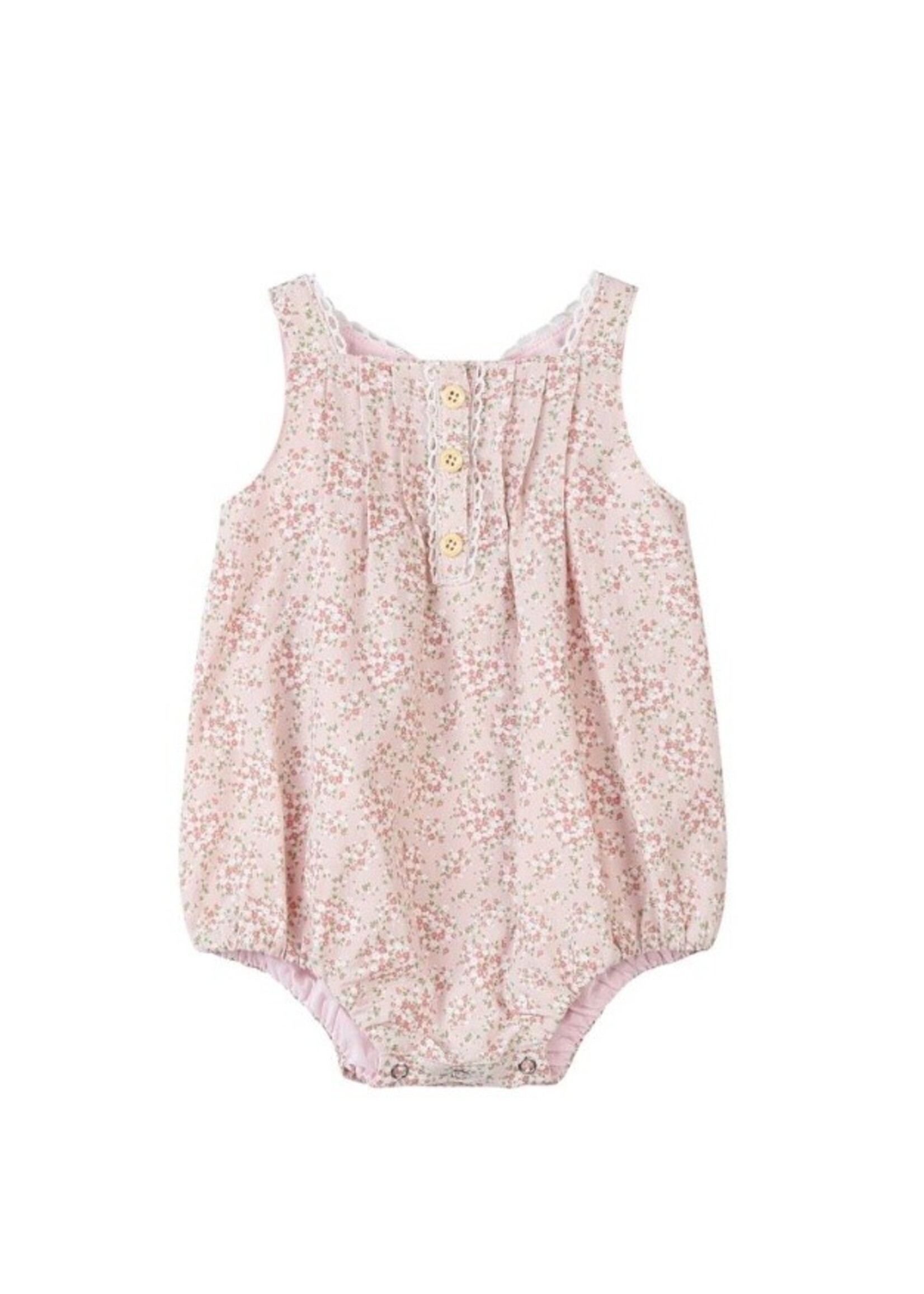Vignette Vignette, Evie Bubble Romper || Pink Floral