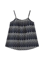 Vignette Vignette, Alexa Top || Navy Embroidery