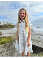 Vignette Vignette, Heather Dress || Blue Plaid Seersucker