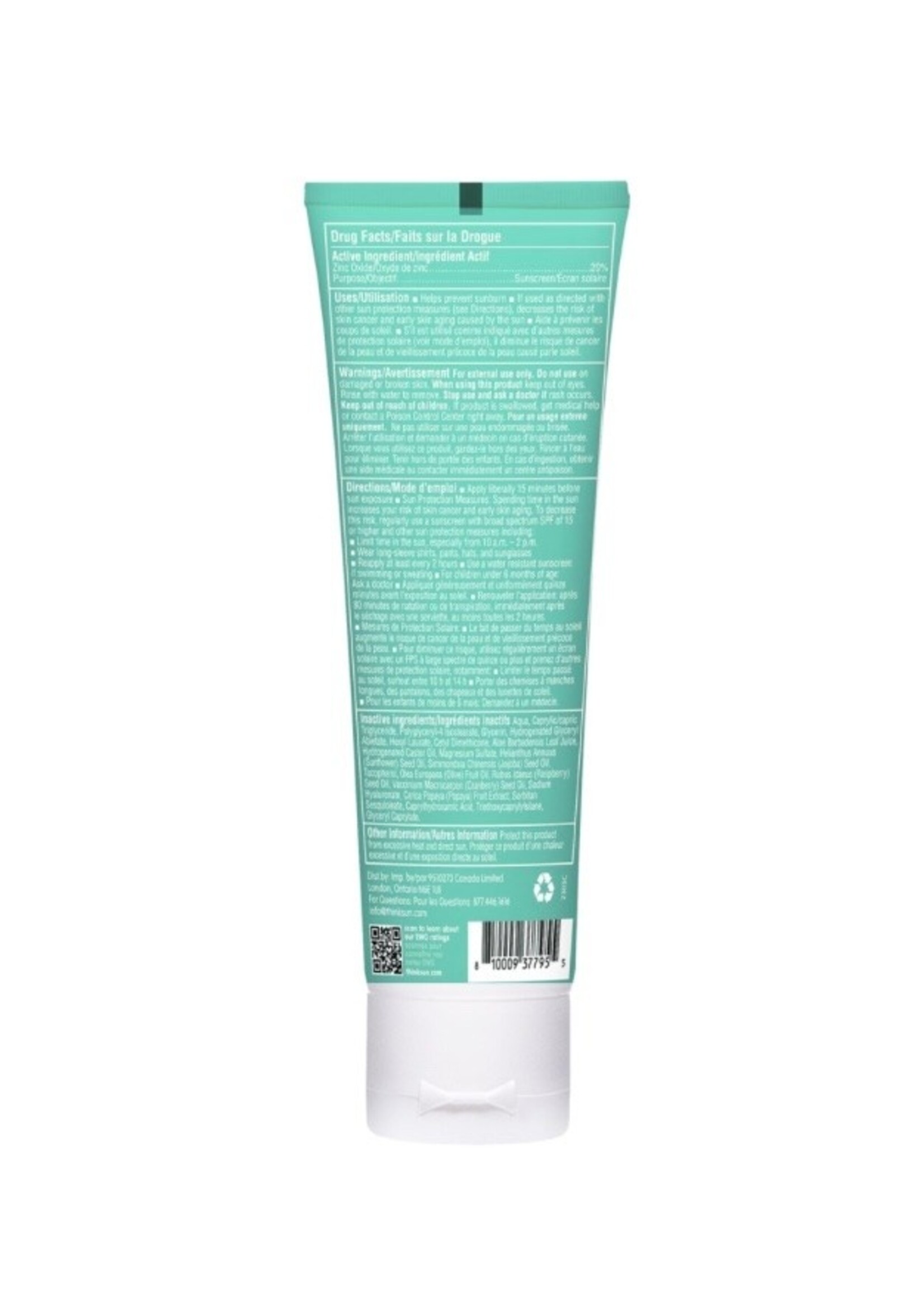 Thinksport Think Kids Clear Zinc Sunscreen SPF 30 || 3 fl oz | 89 ml