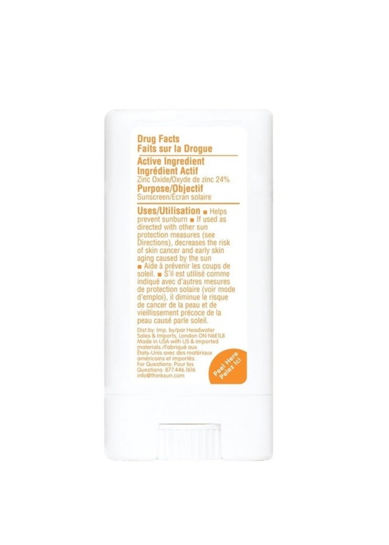 Thinksport Think Baby Mineral Based Sunscreen Sensitive Skin Stick SPF 30 || 18.4 grams