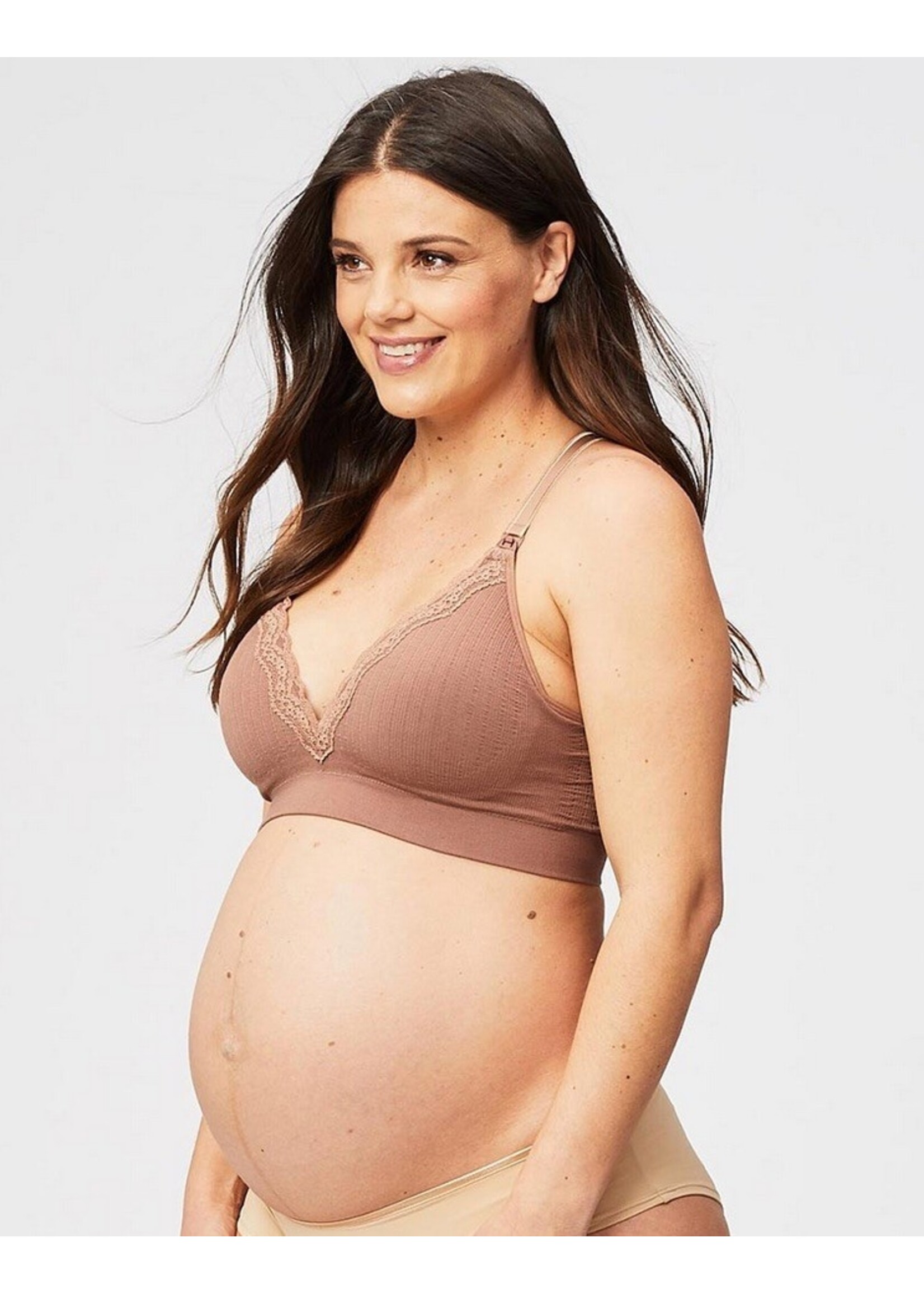 Cake Lingerie Cake Maternity, Tutti Frutti Nursing Bra in Mocha