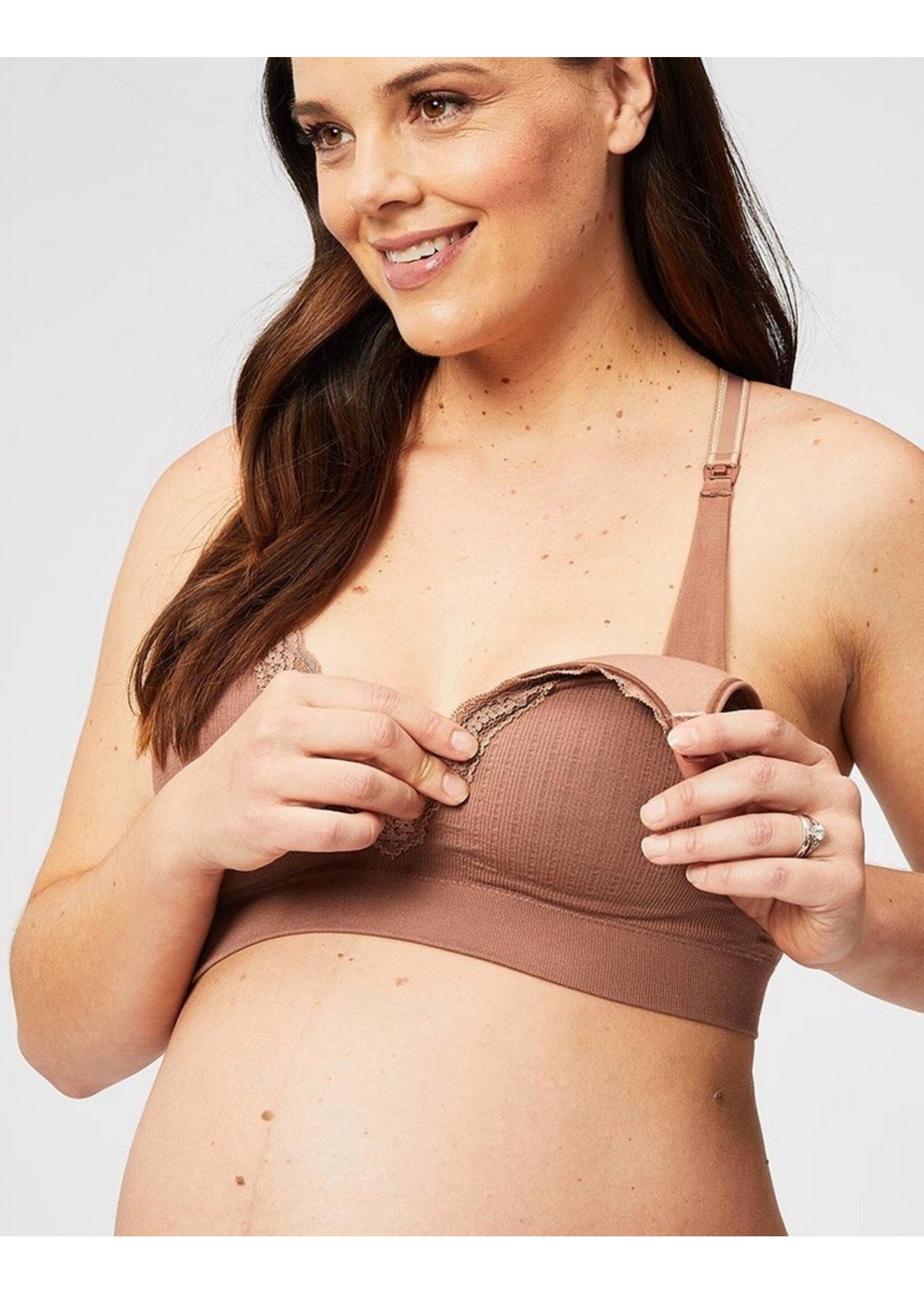 Cake Lingerie Cake Maternity, Tutti Frutti Nursing Bra in Mocha