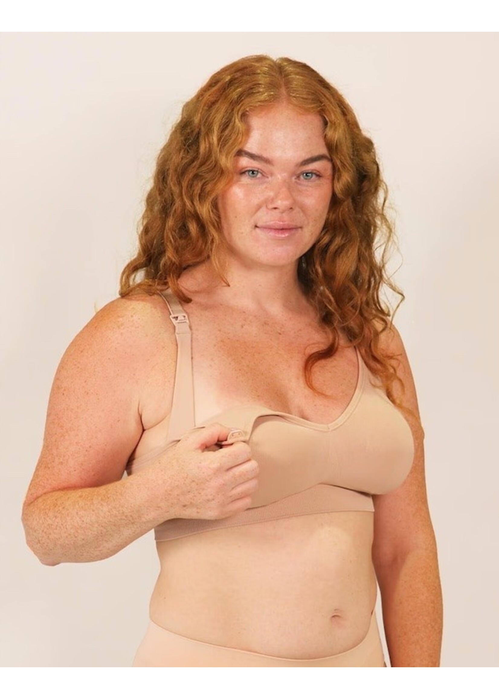 Cake Lingerie Cake Maternity, Tiramisu Ultimate Nursing Bra || Beige