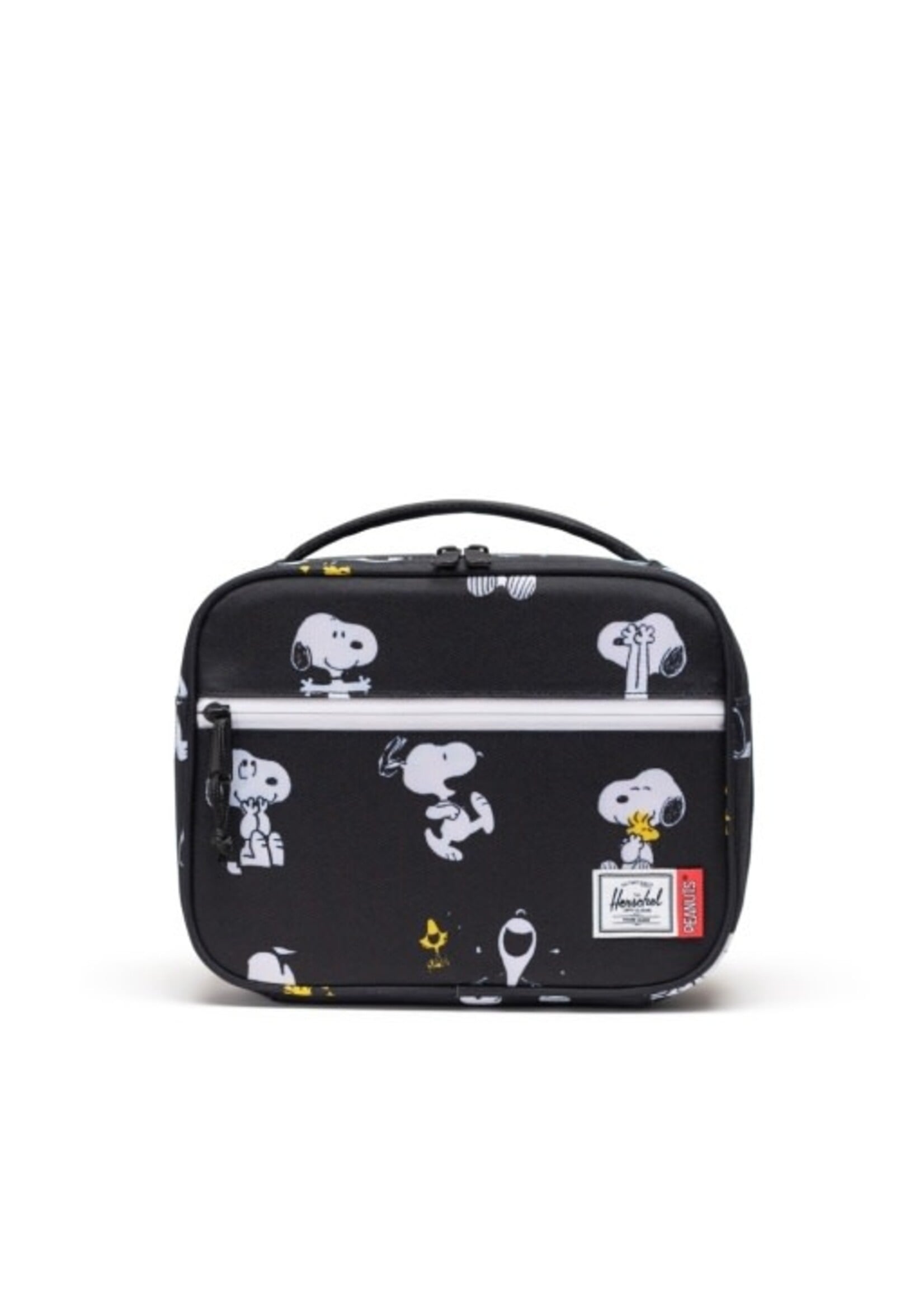 Herschel Supply Co. Herschel Supply, Peanuts® Pop Quiz Lunch Box || Snoopy and Woodstock Black