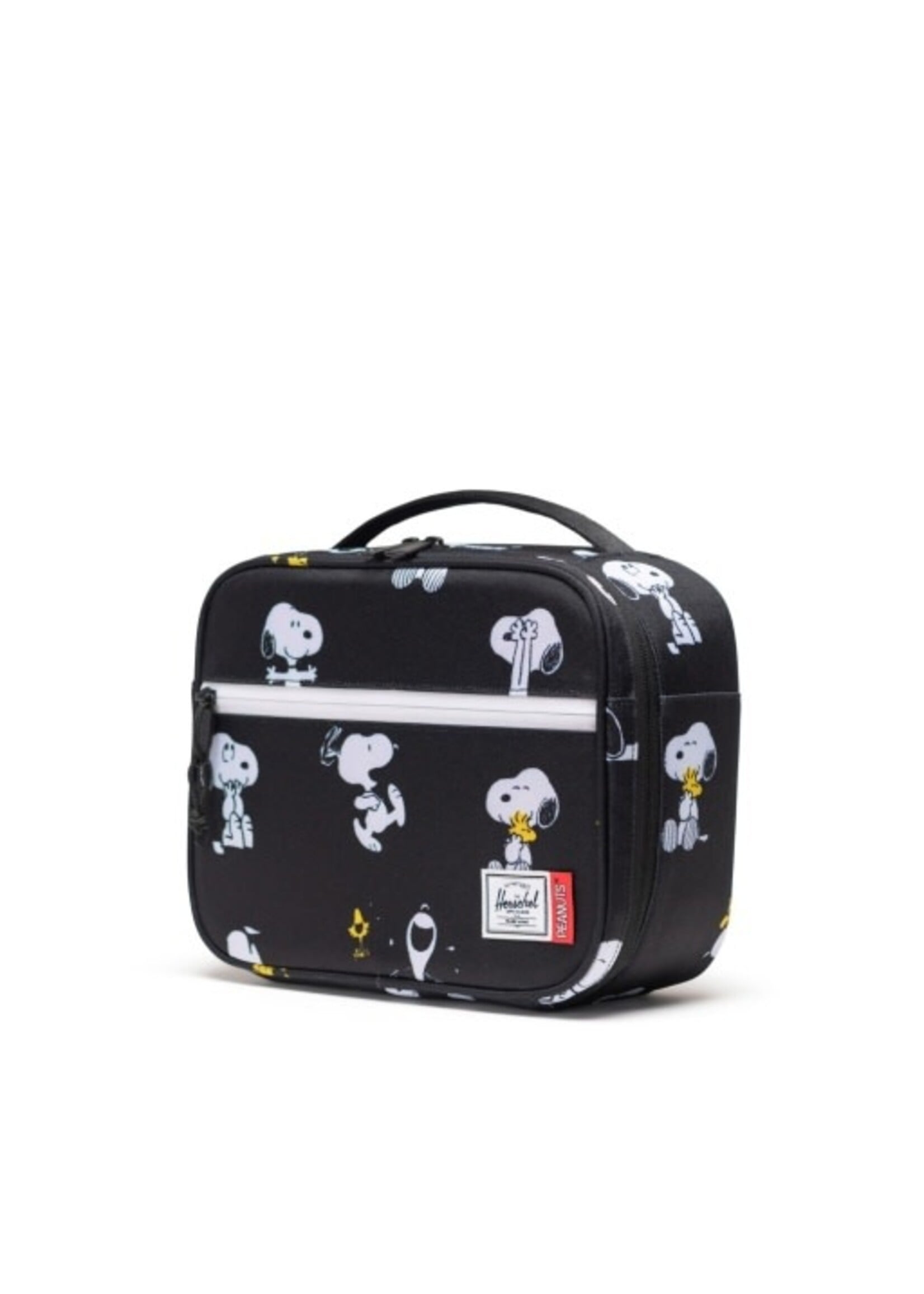 Herschel Supply Co. Herschel Supply, Peanuts® Pop Quiz Lunch Box || Snoopy and Woodstock Black