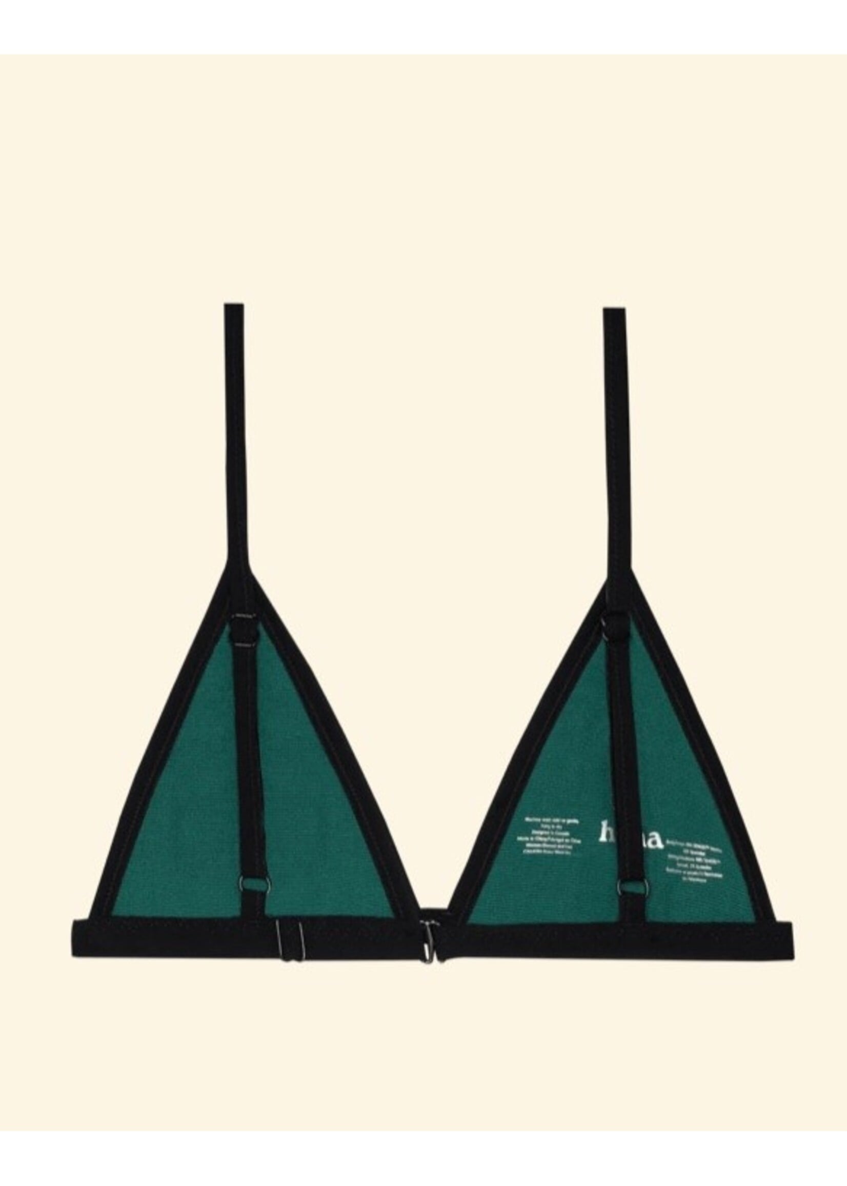 Huha Underwear Huha Underwear, String Bra || Black
