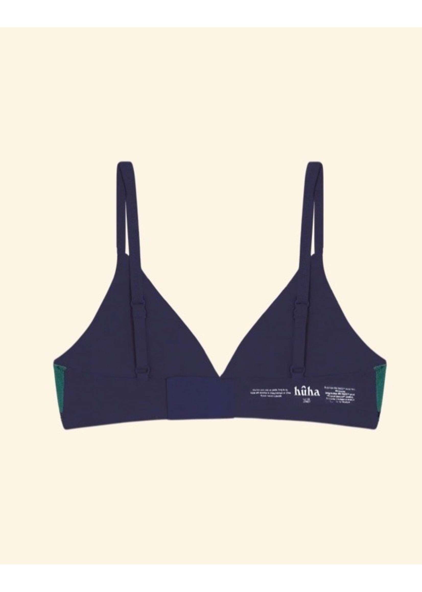 Huha Underwear Huha Underwear, Triangle Bra || Navy