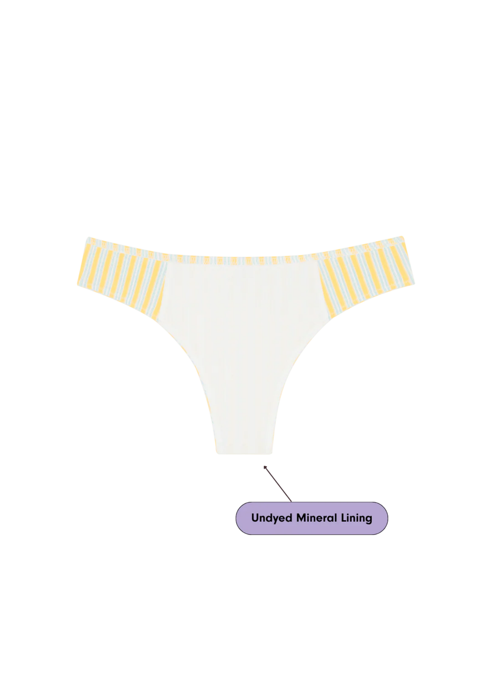 Huha Underwear Huha Underwear, Low Profile Thong || Riviera Stripe