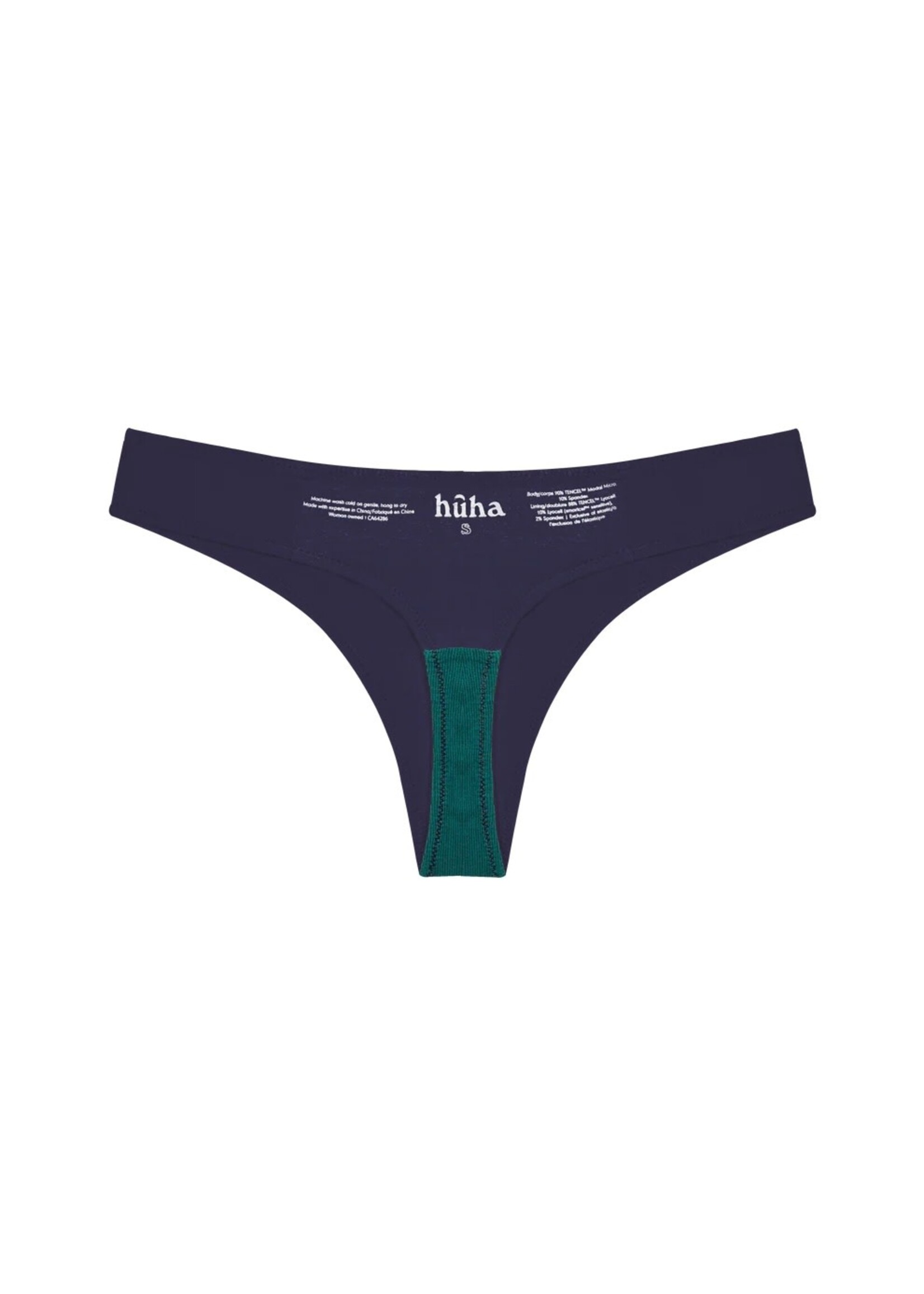 Huha Underwear Huha Underwear, Thong || Navy