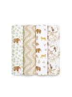 Aden + Anais Aden + Anais, Essentials Cotton Muslin Swaddles 4pk || Tanzania