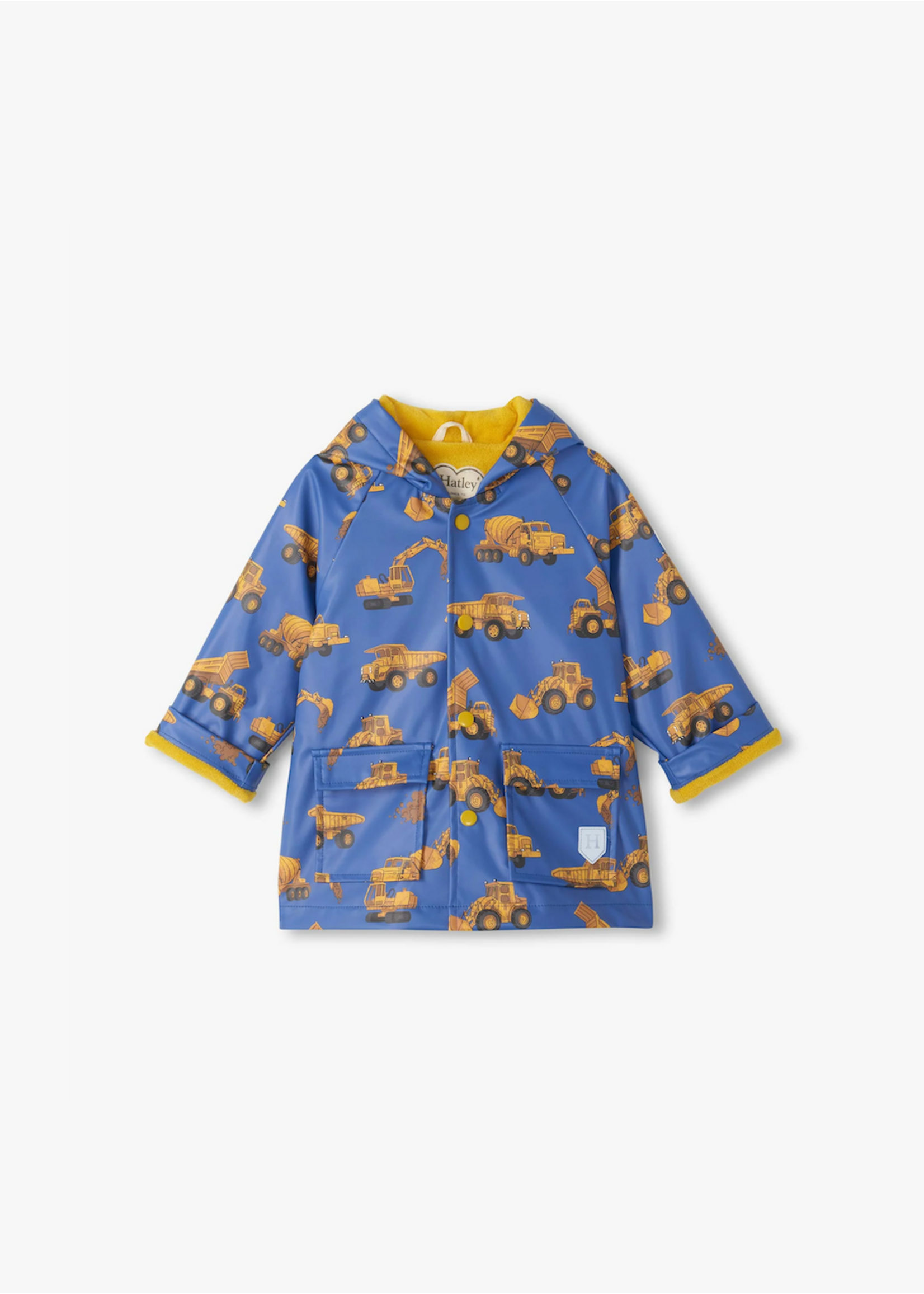 Hatley Hatley, Boys  Rain Snap Jacket || Construction Trucks