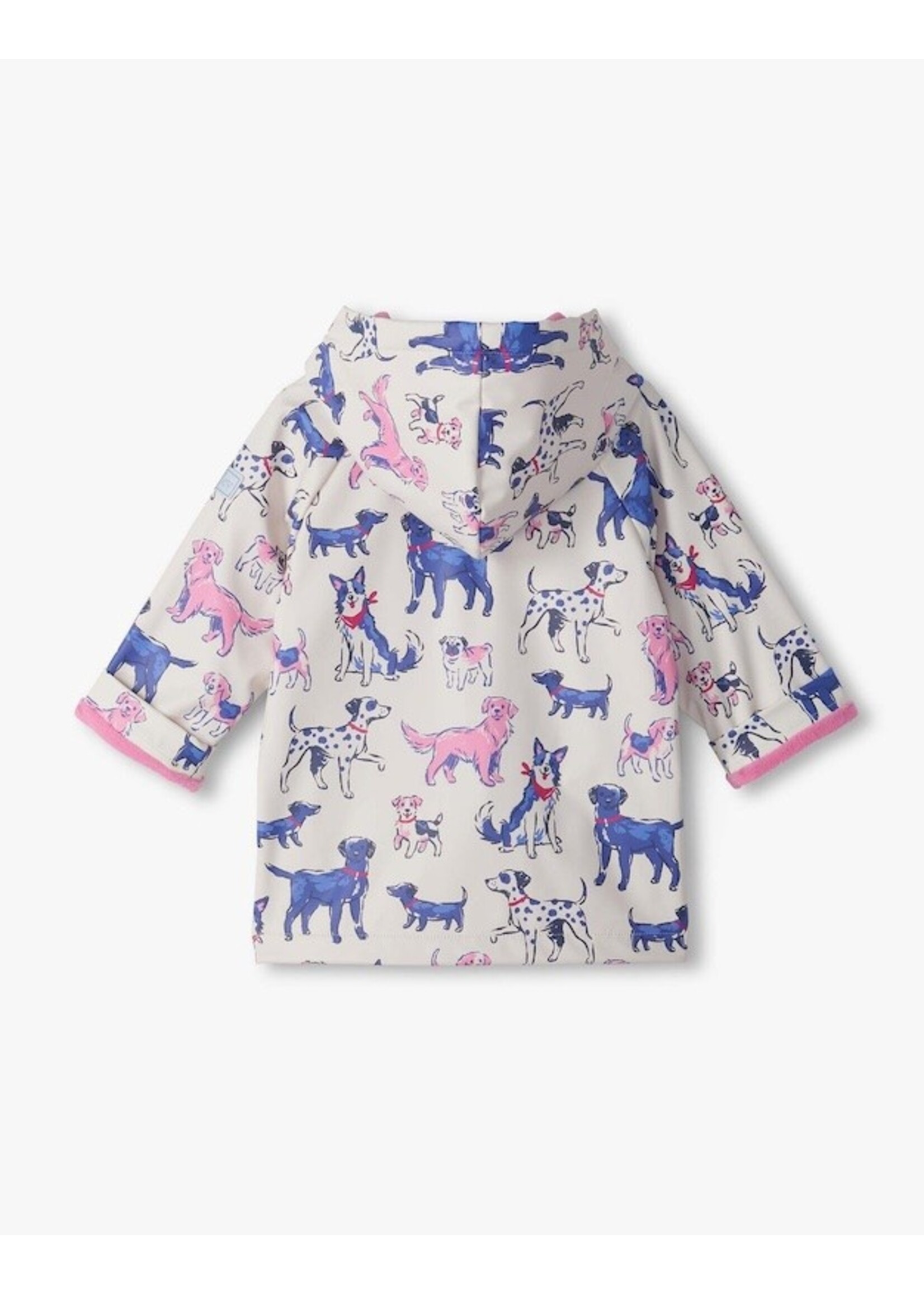 Hatley Hatley, Girls  Rain Snap Jacket || Little Pups