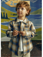 Mayoral Mayoral, Boy Plaid Jacket || Ink
