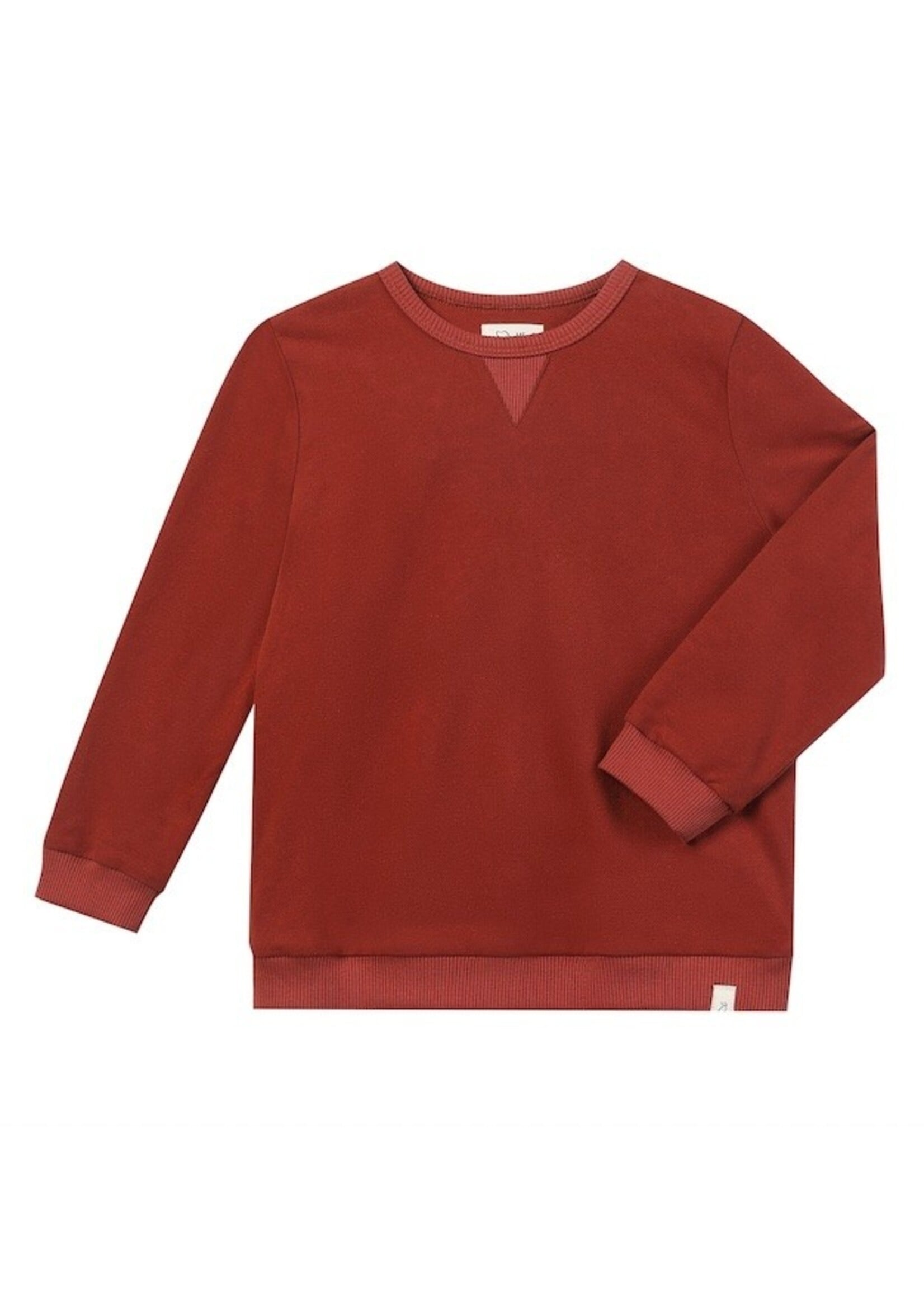 Me & Henry Me & Henry,  Tarquin Pique Sweatshirt || Burgundy