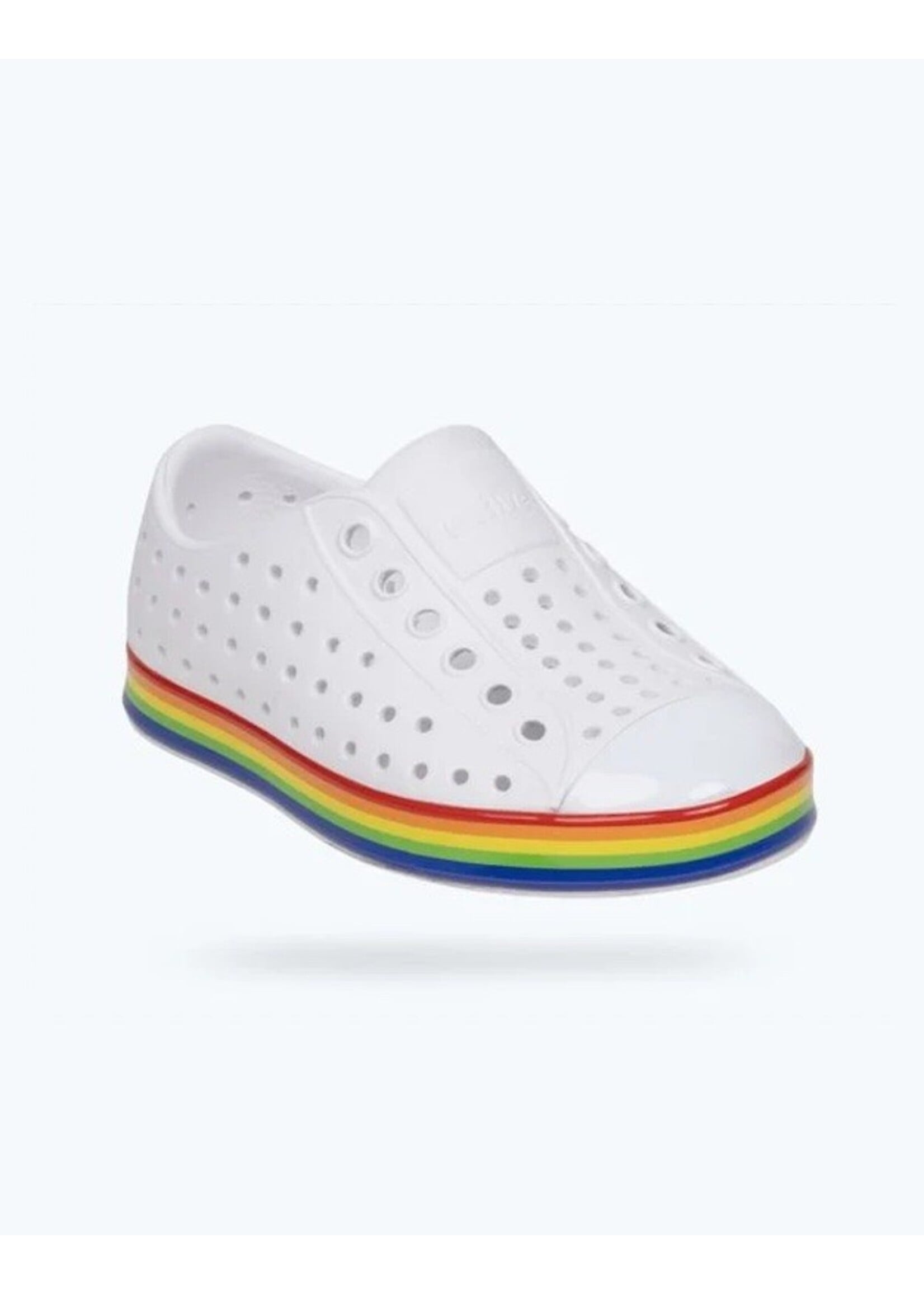 Native Shoes Native Shoes, Jefferson Wrap Child || Shell White / Rainbow