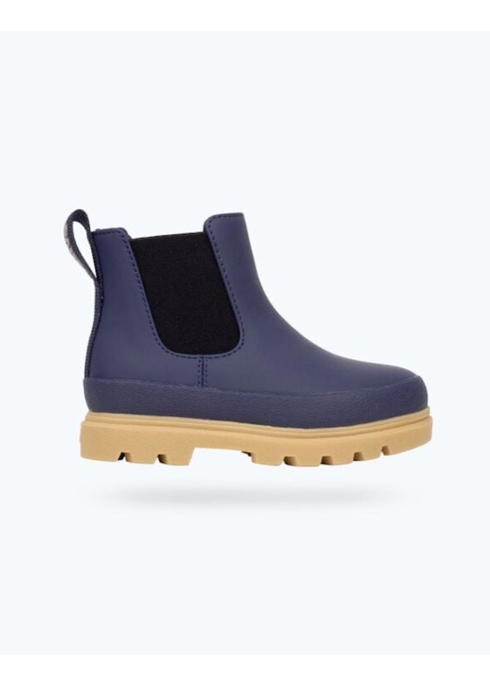 Native Shoes Native, Kensington Chelsea Child || Regatta Blue/ Gum Brown