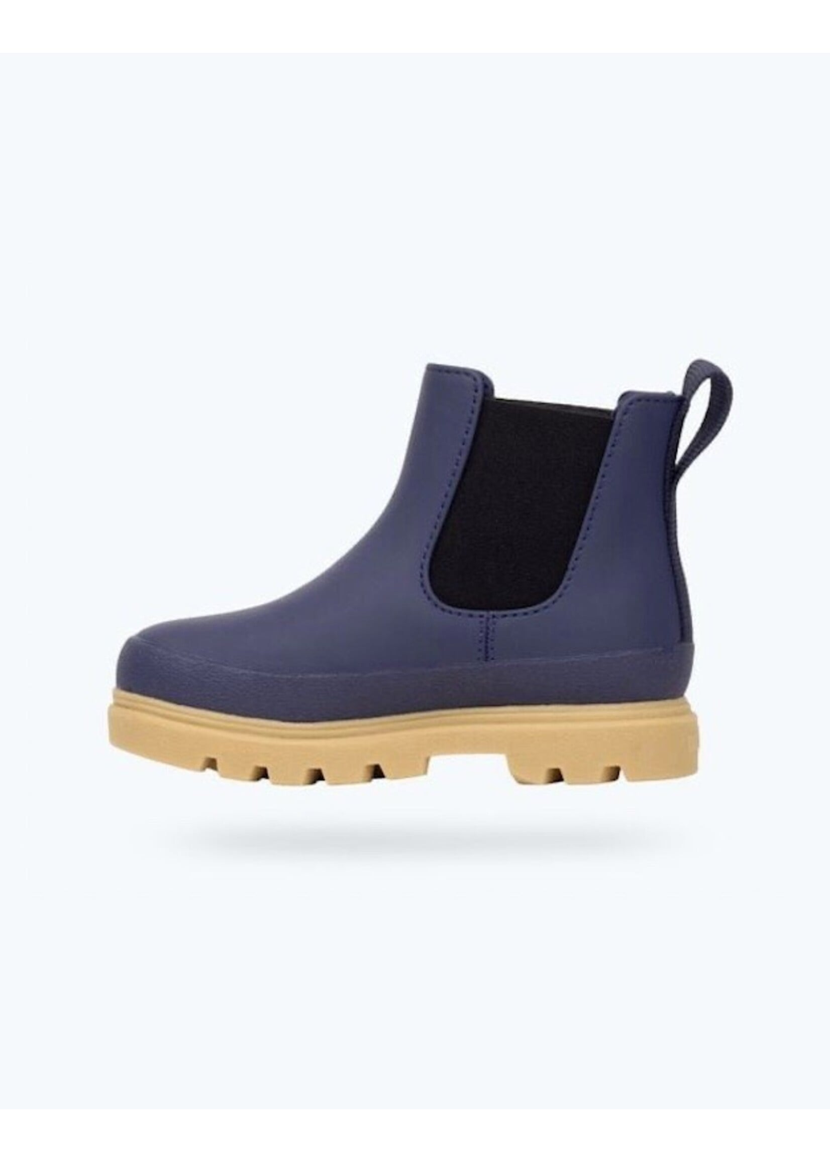 Native Shoes Native, Kensington Chelsea Child || Regatta Blue/ Gum Brown