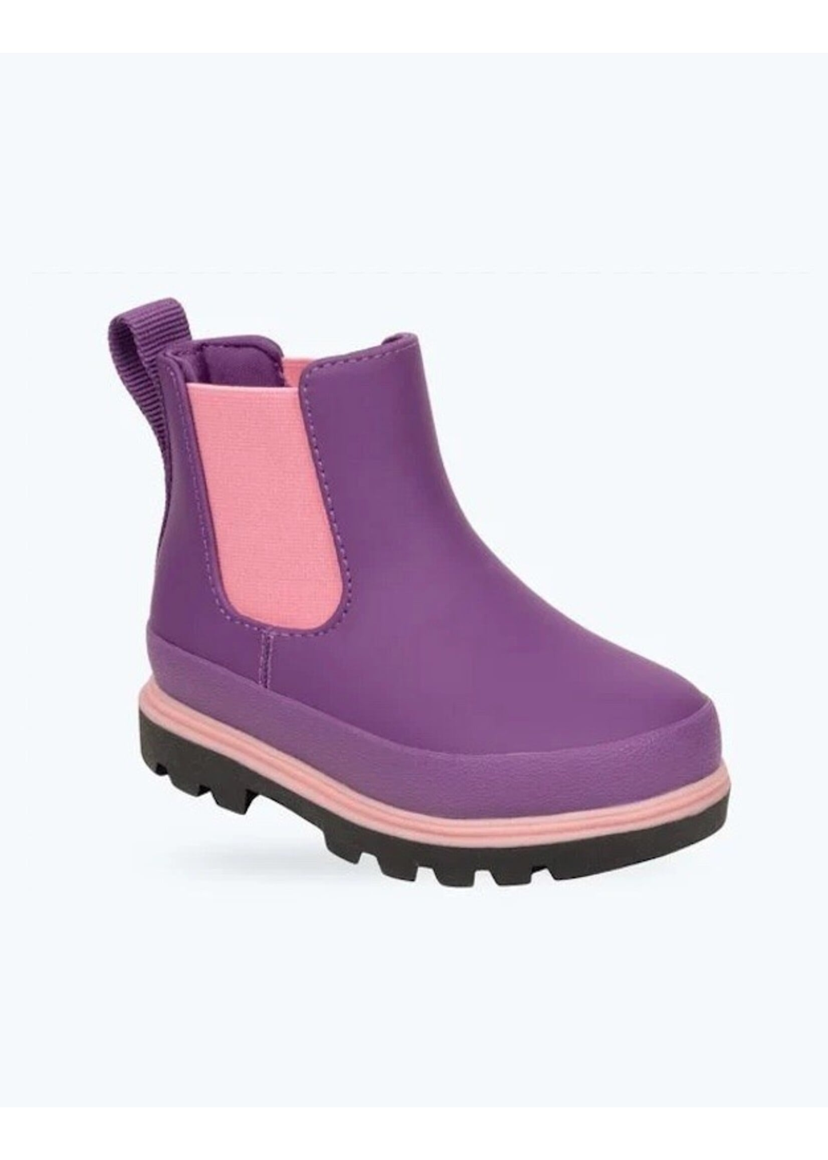 Native Shoes Native, Kensington Chelsea Child || Orchid Purple/ Jiffy Black/ Parachute Pink