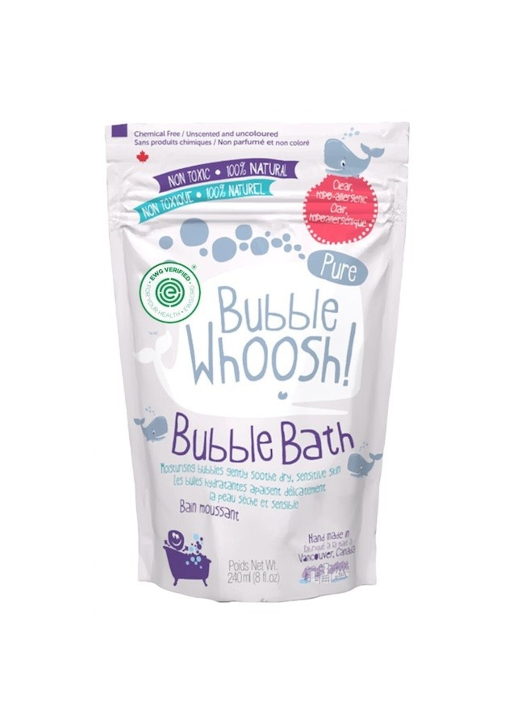 Loot Toys Loot Toy Co., Bubble Whoosh Pure Bubble Bath, 185g || Clear